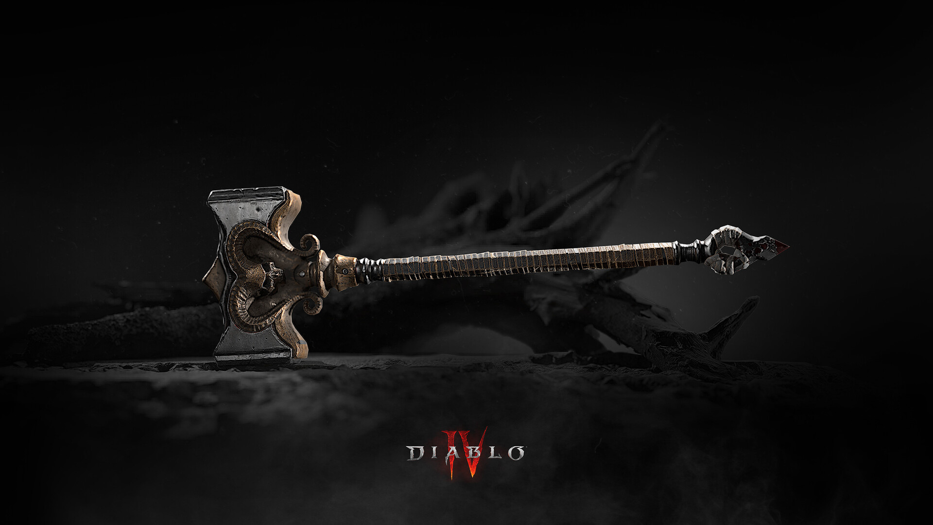 Diablo IV, Breathtaking barbarian art, Powerful hammer design, Fan tribute, 1920x1080 Full HD Desktop