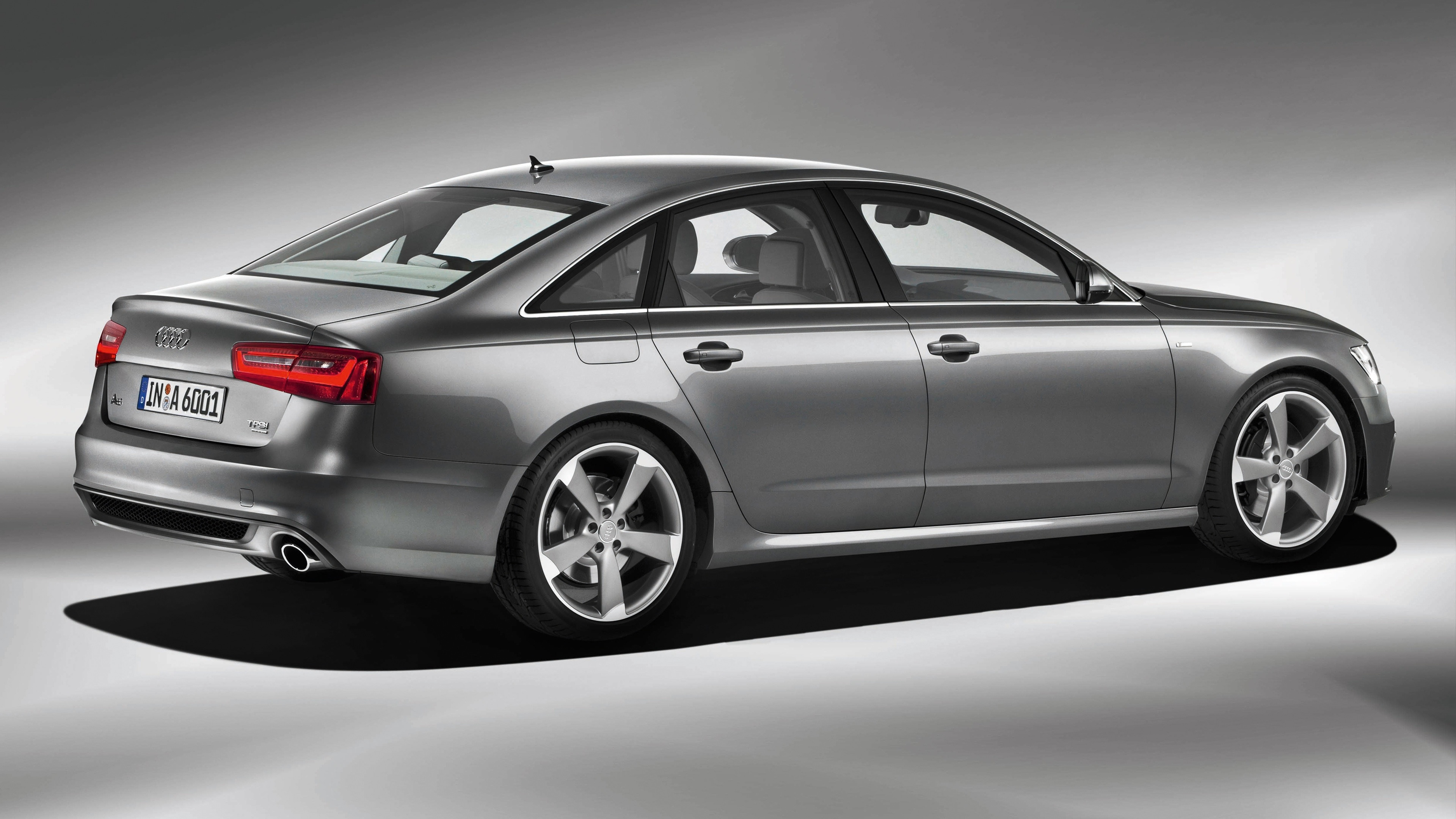 Audi A6, Sleek design, Powerful performance, Enhanced driving experience, 3840x2160 4K Desktop
