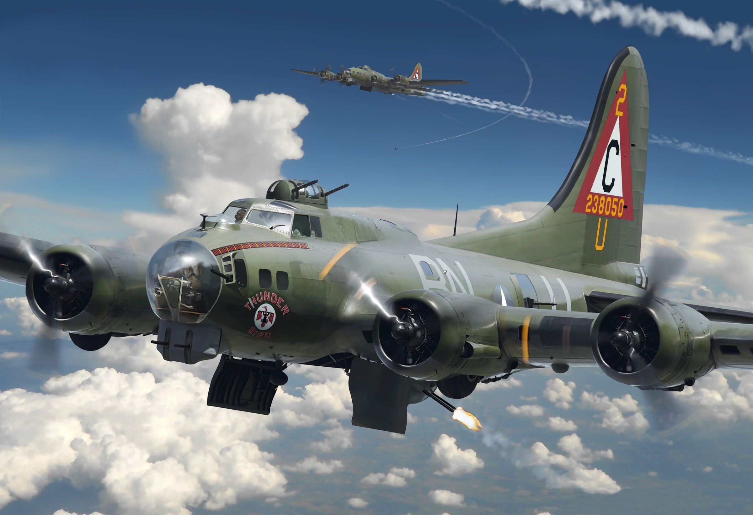 Boeing Fortress, B-17 aircraft, WWII planes, Flying machines, 2400x1650 HD Desktop