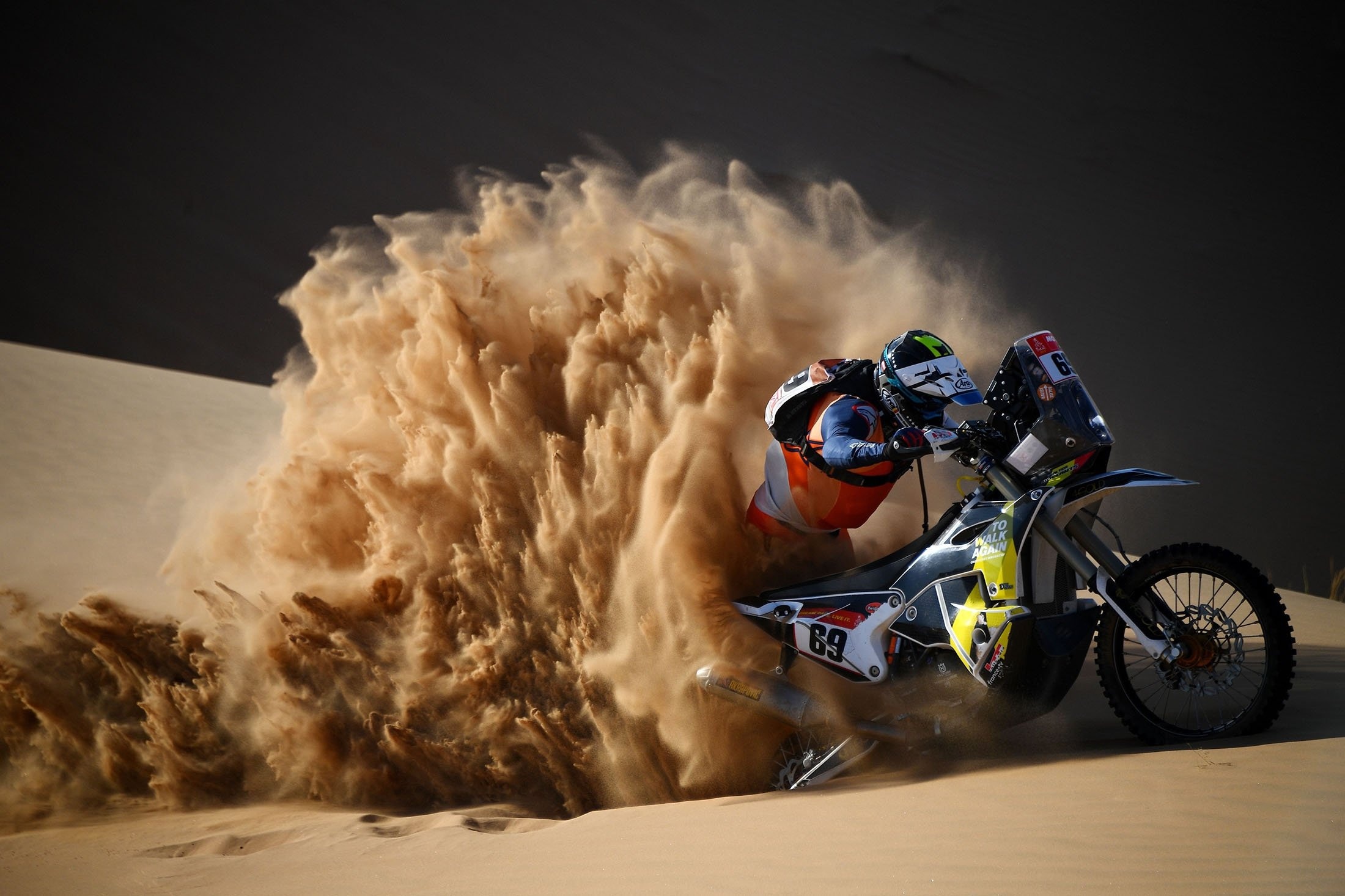 Dakar Rally: Ricky Brabec, The first American rider to win the Dakar, Stage 2. 2200x1470 HD Background.