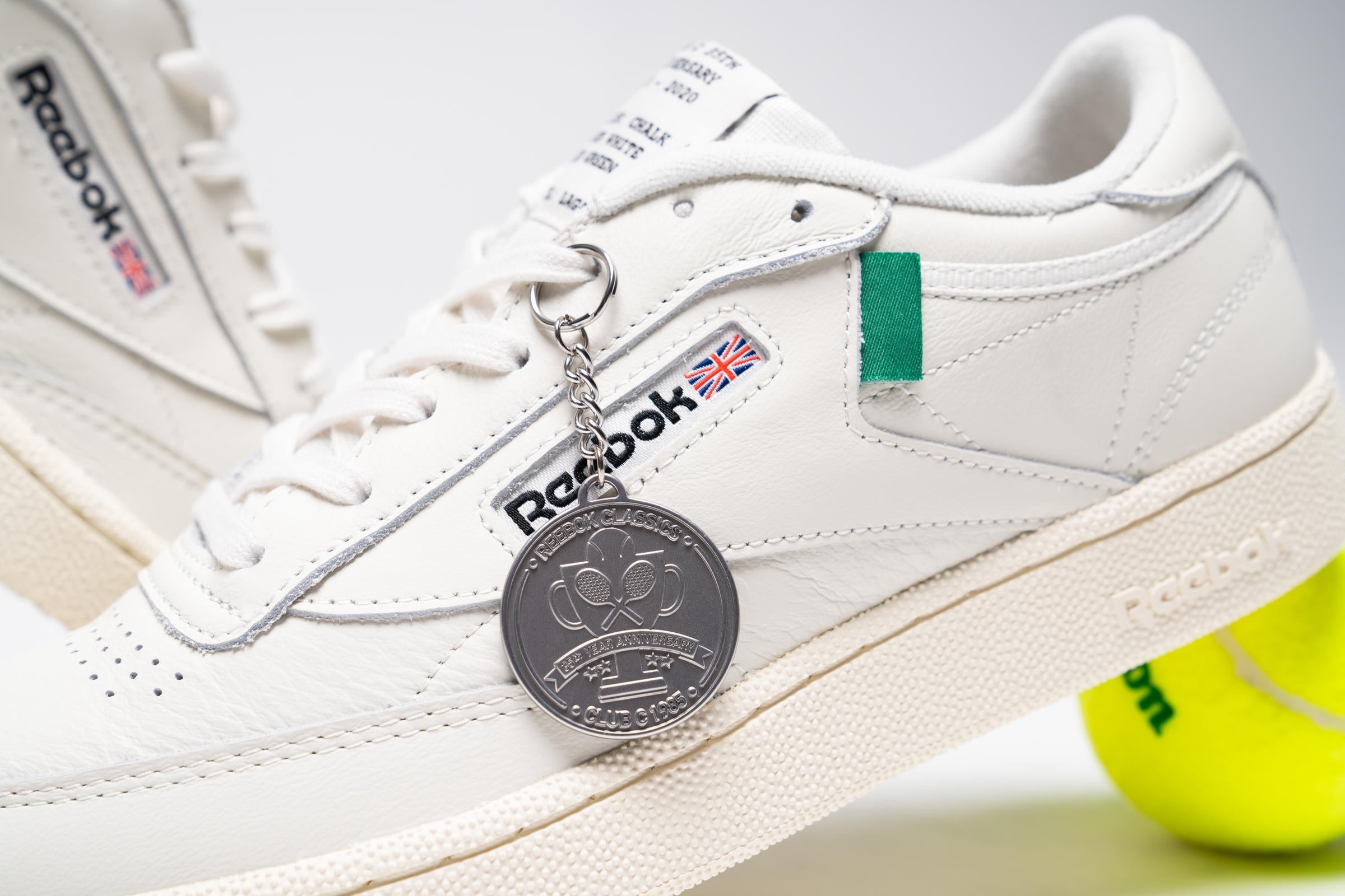 Reebok: Club C 85 Shoes, Made in honor of the Club C 85's 35th anniversary. 2400x1600 HD Wallpaper.