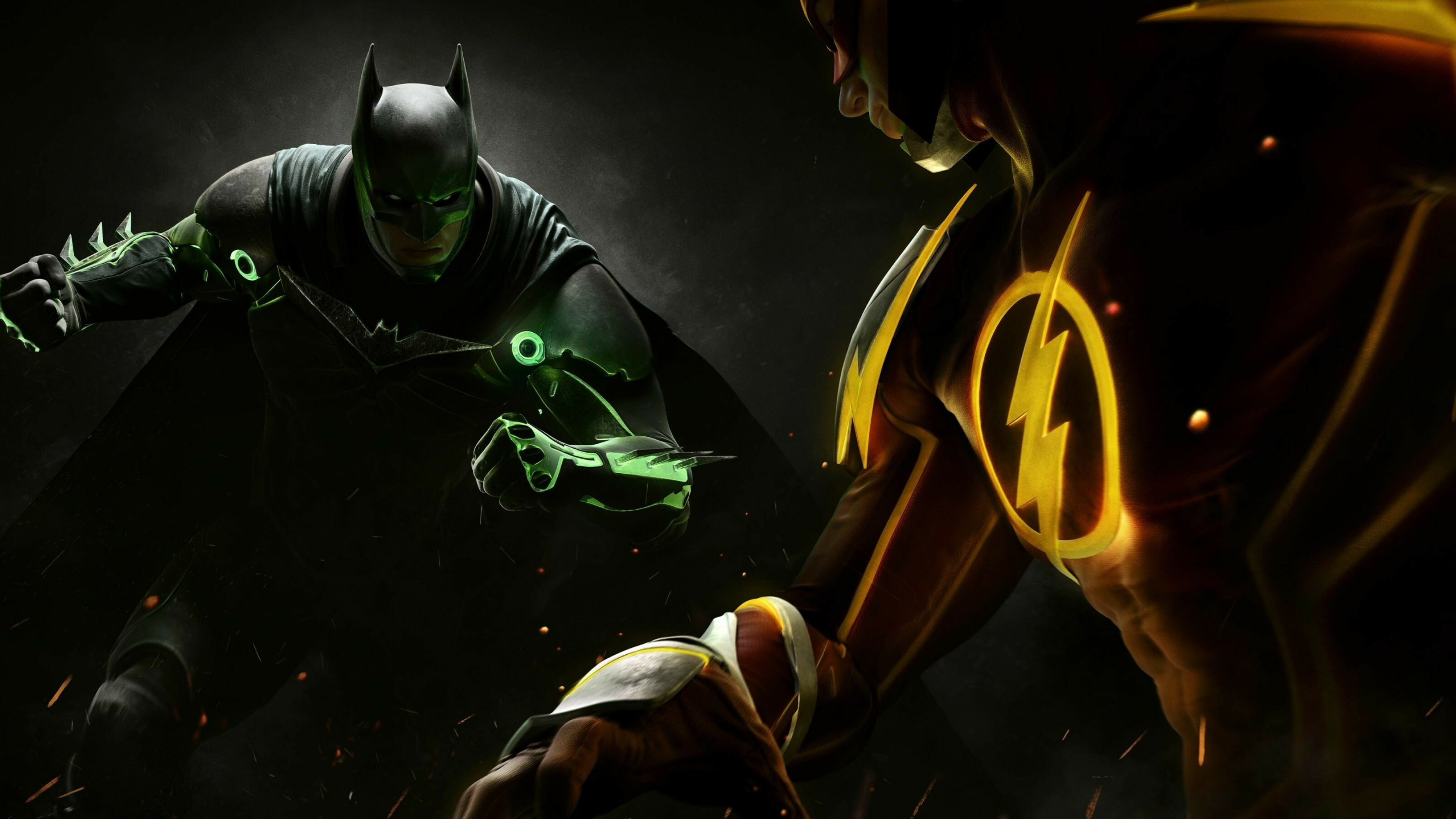 Injustice: The series' plot and premise take place within an alternate reality to the main DC Universe continuity. 3560x2000 HD Background.