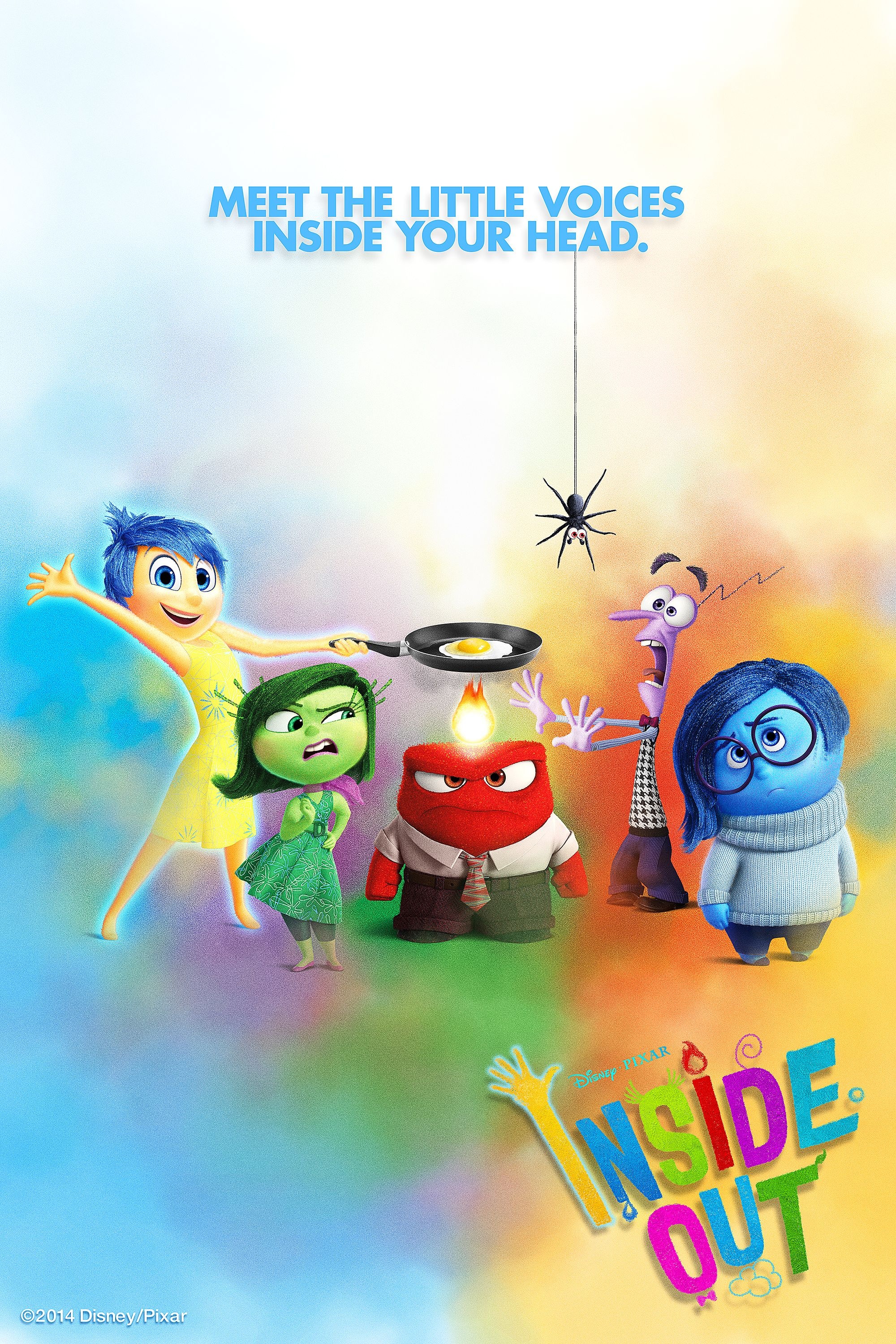 Inside Out, Pixar, Movie, 2000x3000 HD Handy