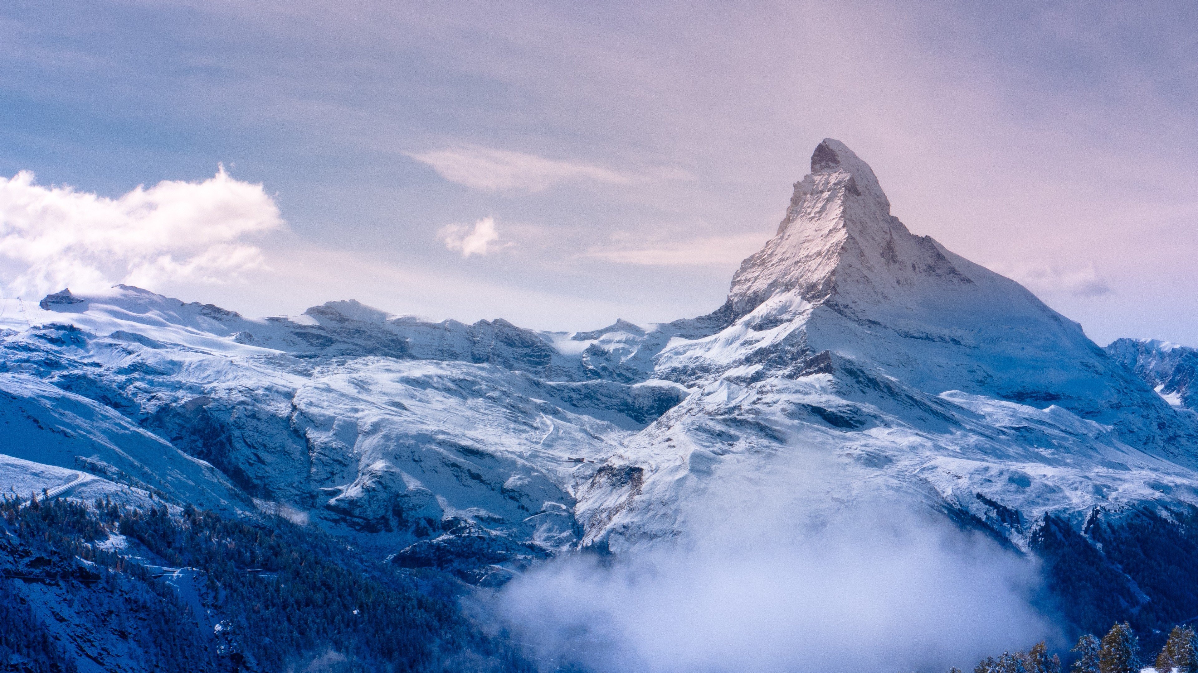 Matterhorn mountain, Switzerland, HD wallpapers, Desktop images, 3840x2160 4K Desktop