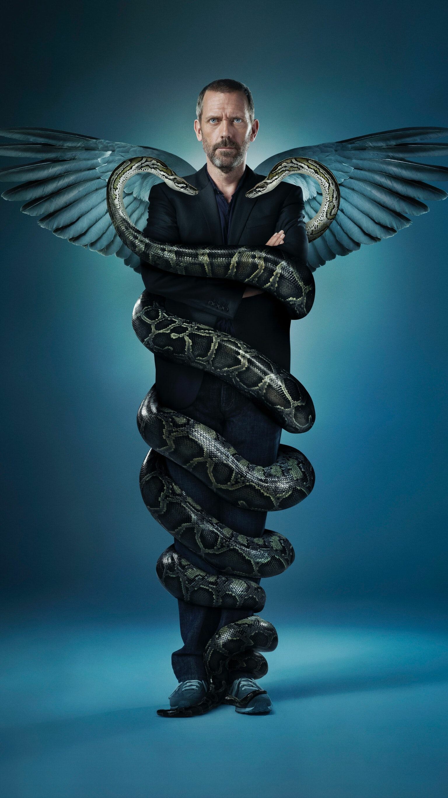 House M.D.: The series' premise originated with Paul Attanasio, Hugh Laurie. 1540x2740 HD Wallpaper.