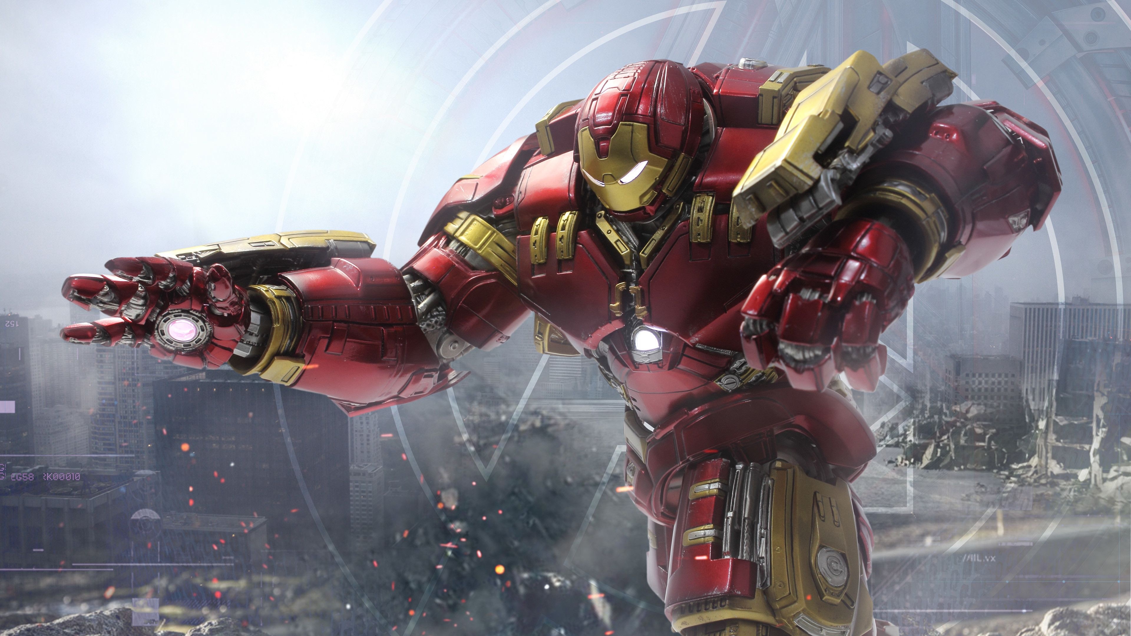 Iron Man Armor, Hulkbuster Wallpaper, 3840x2160 4K Desktop
