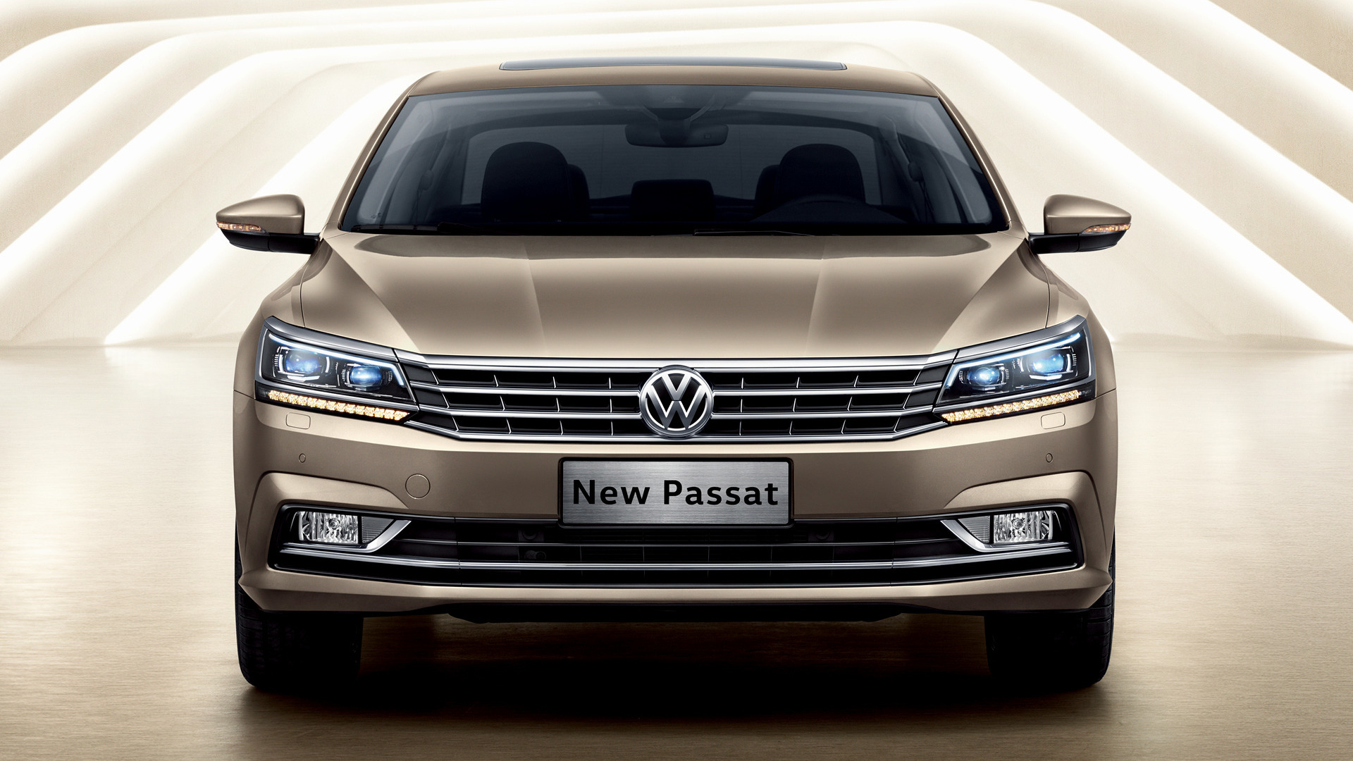 Volkswagen Passat, 2016 model, Car pixel, 1920x1080 Full HD Desktop