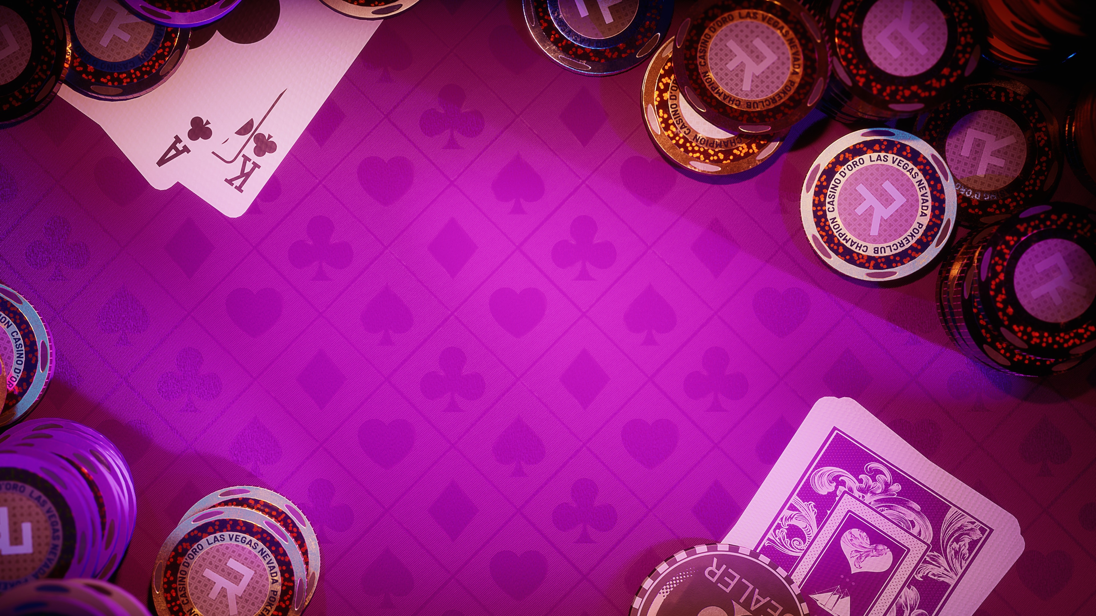 Poker: Poker Club PS4, Games, Adrenaline, Excitement, Table. 3840x2160 4K Background.
