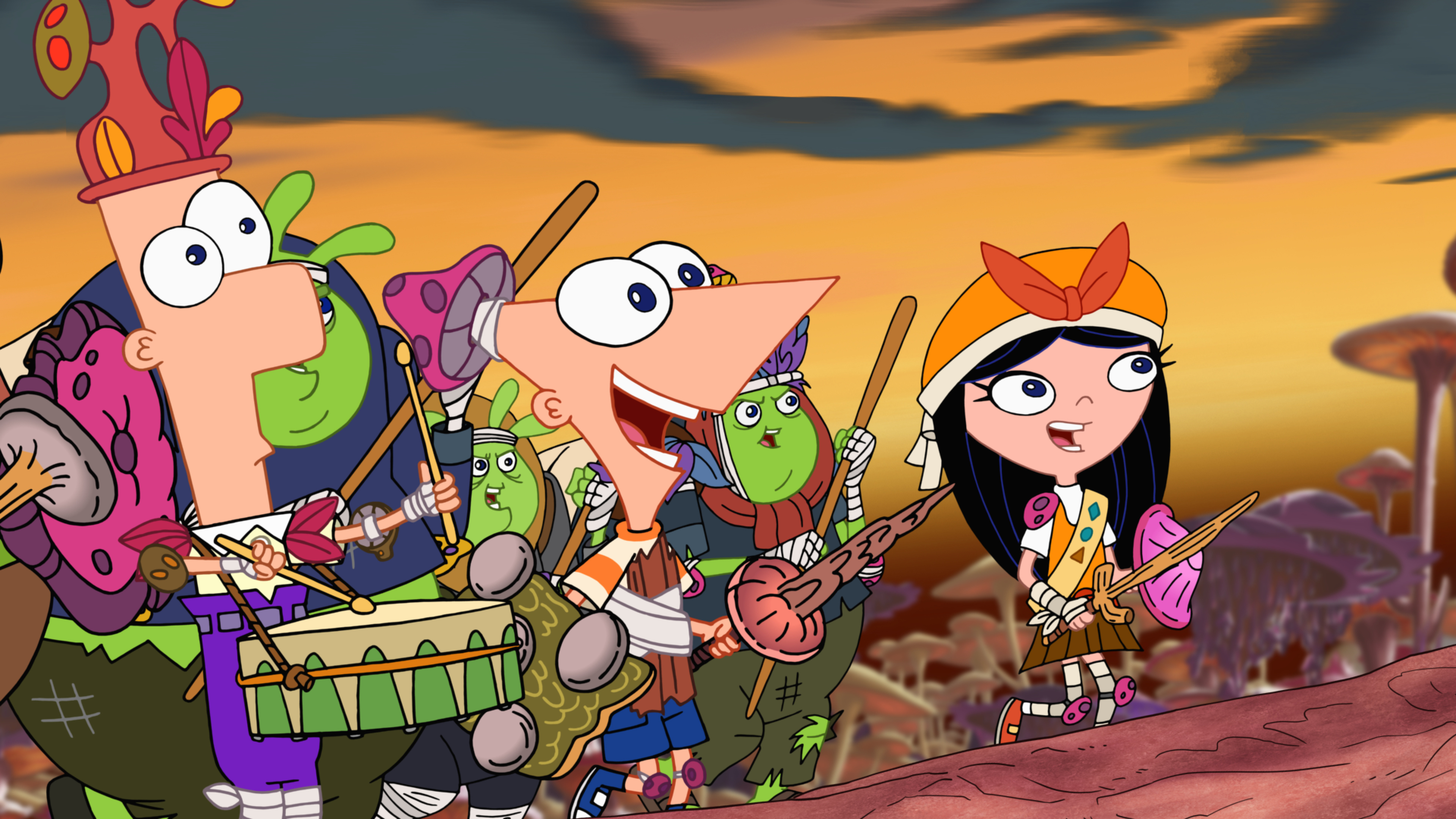 Phineas and Ferb, Challenges of making a film, COVID-19 pandemic, 3840x2160 4K Desktop