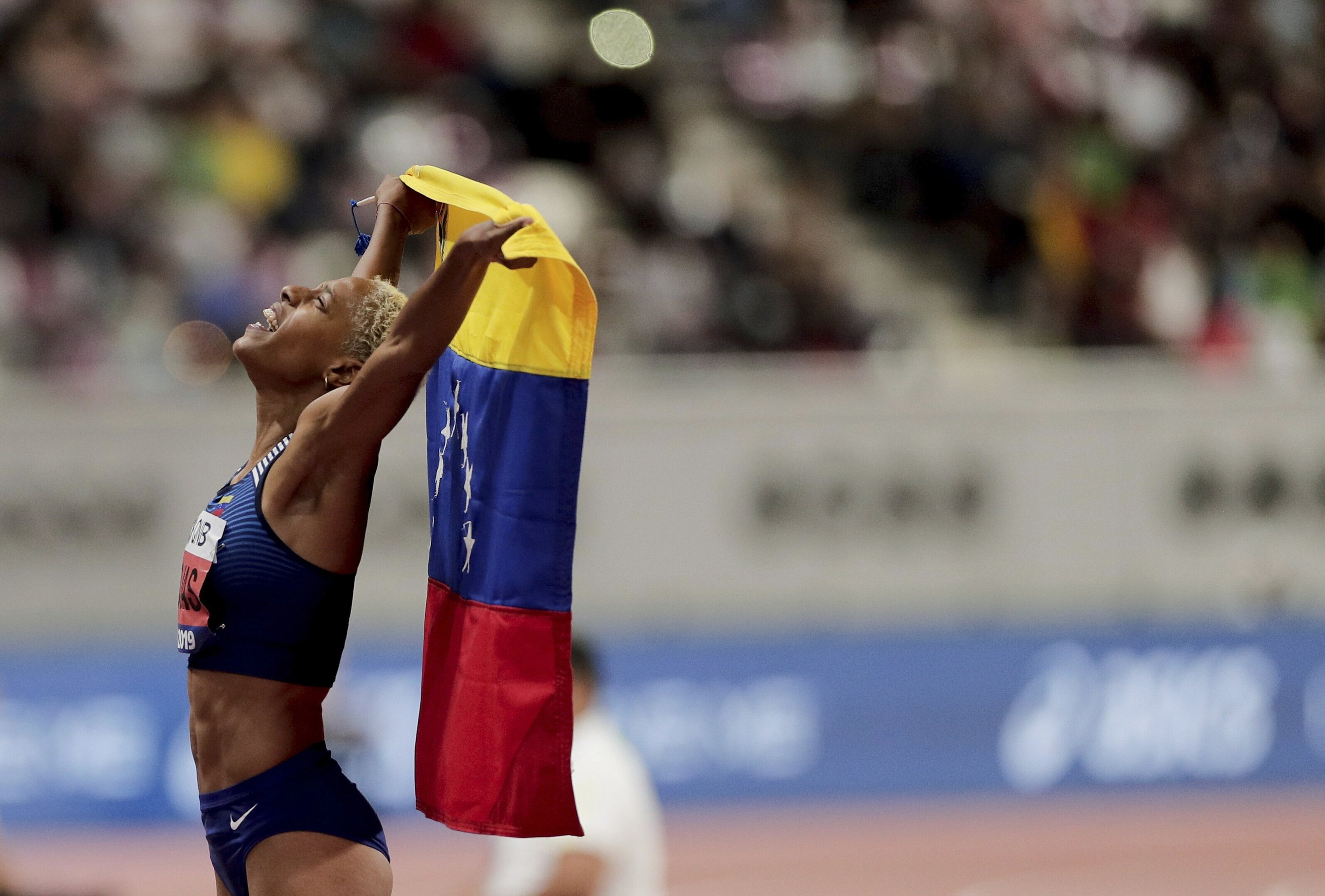 Yulimar Rojas, World gold medalist, World triple jump record, Ambitious pursuit, 3000x2030 HD Desktop