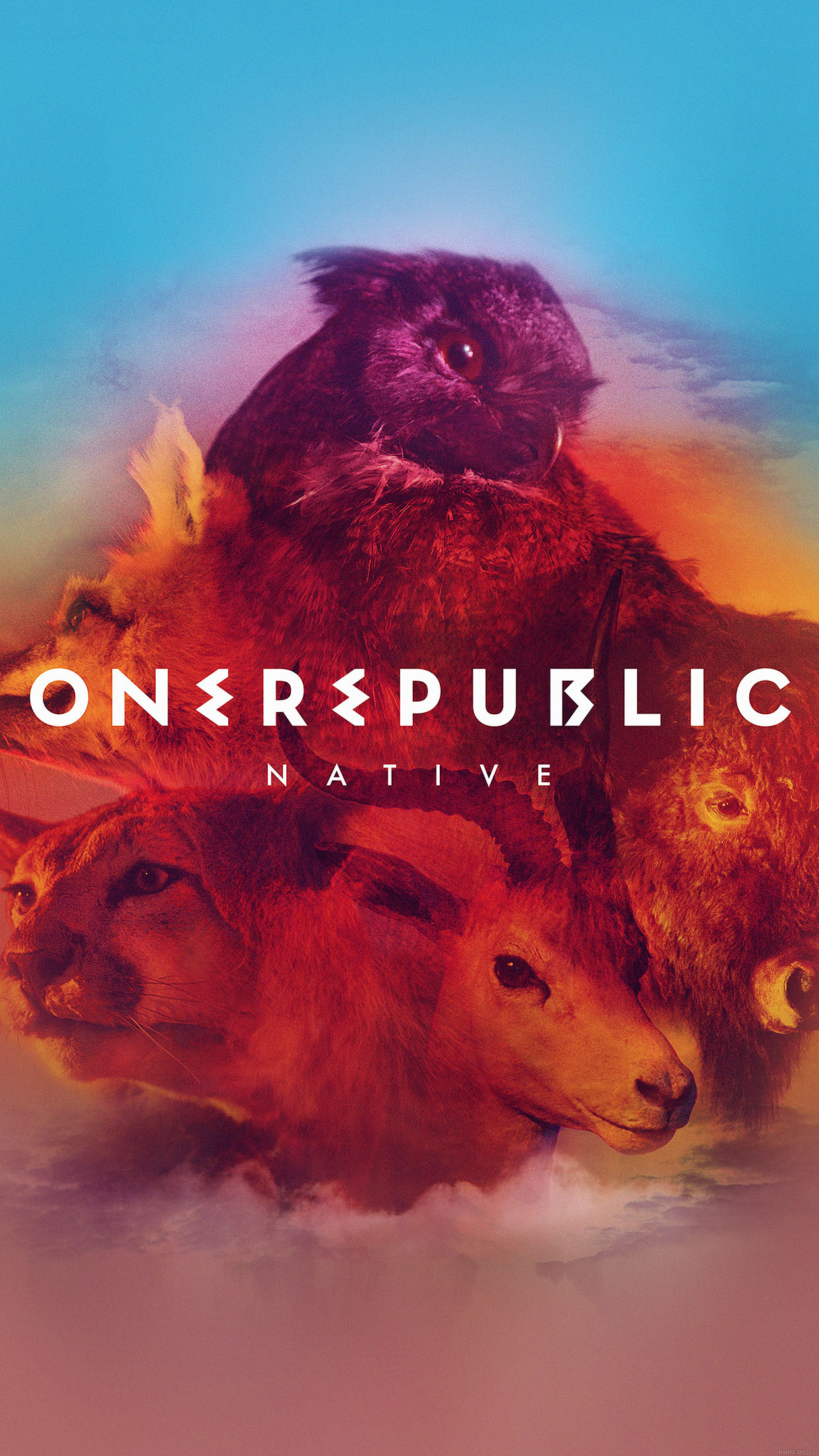 OneRepublic: Native, The third studio album, Mosley Music Group. 1250x2210 HD Wallpaper.