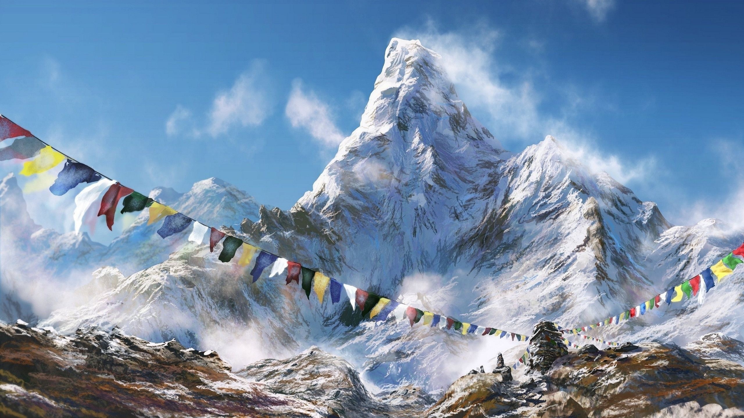Scenic wonders, Stunning visuals, Breathtaking views, Nepal's beauty, 2560x1440 HD Desktop