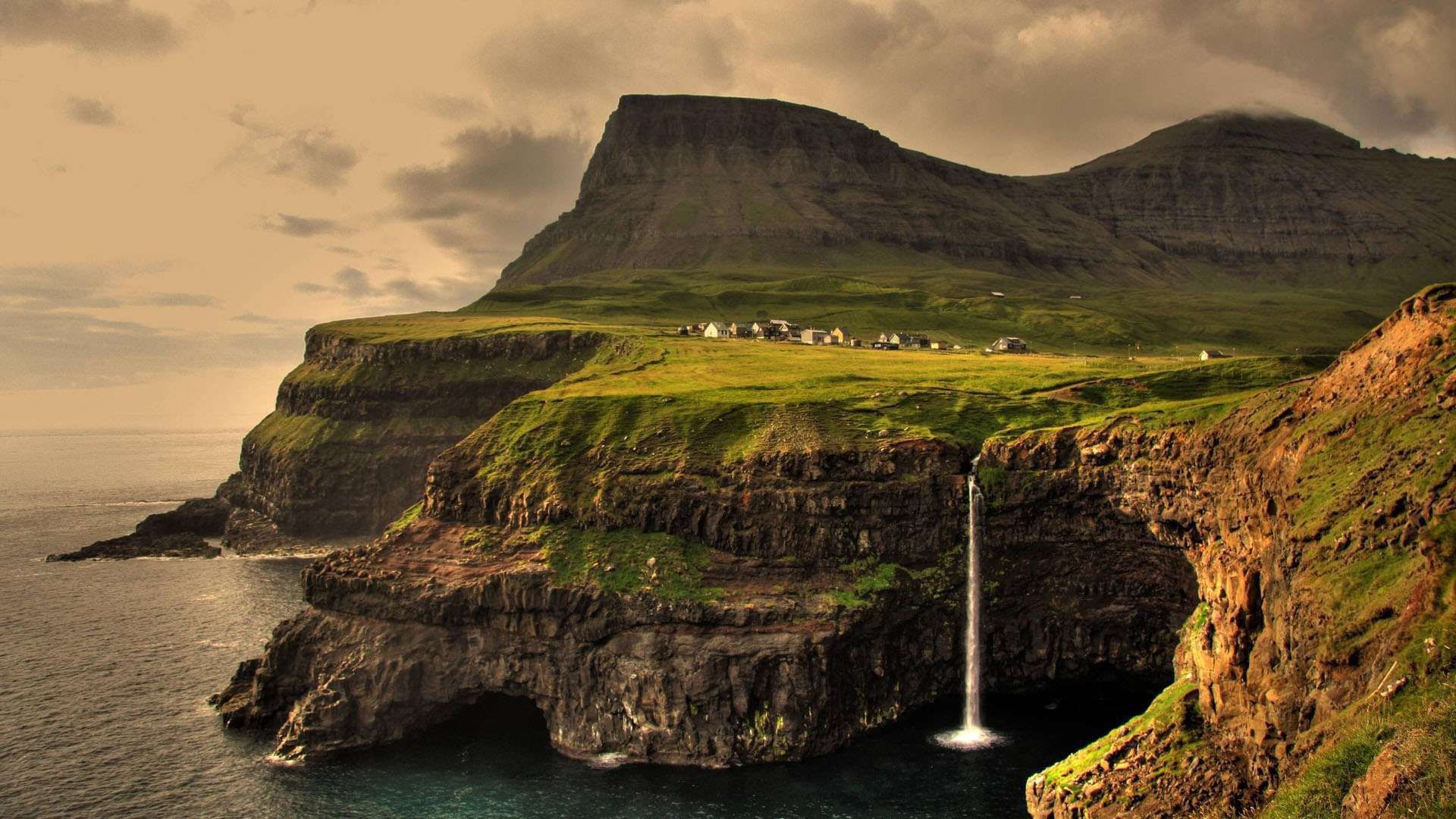 Faroe Islands, Beautiful wallpapers, Picturesque landscapes, Serenity, 1920x1080 Full HD Desktop