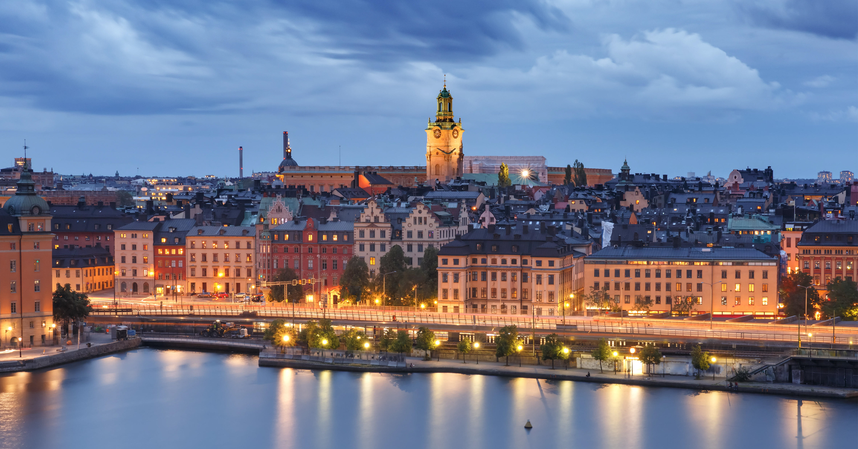 Gamla Stan, Travels, Stockholm, Sweden, 3000x1580 HD Desktop