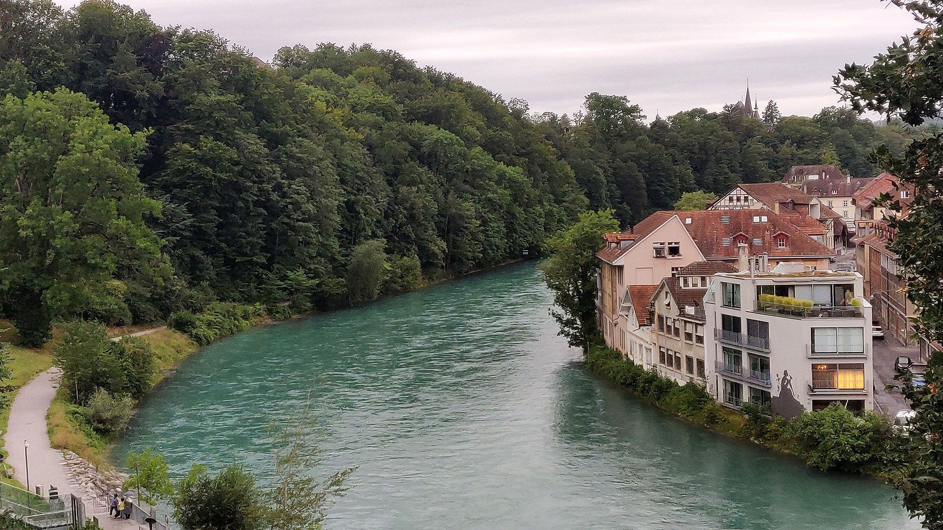 River Aare, Switzerland, Dream, Bern, 1920x1080 Full HD Desktop