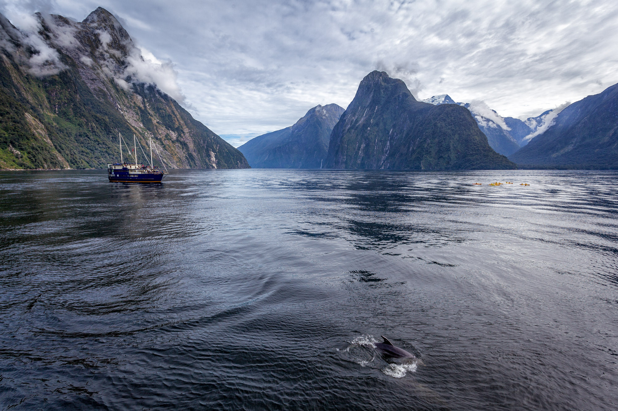 Magic of Milford Sound, Tranquil waters, Untouched nature, Scenic beauty, 2000x1340 HD Desktop