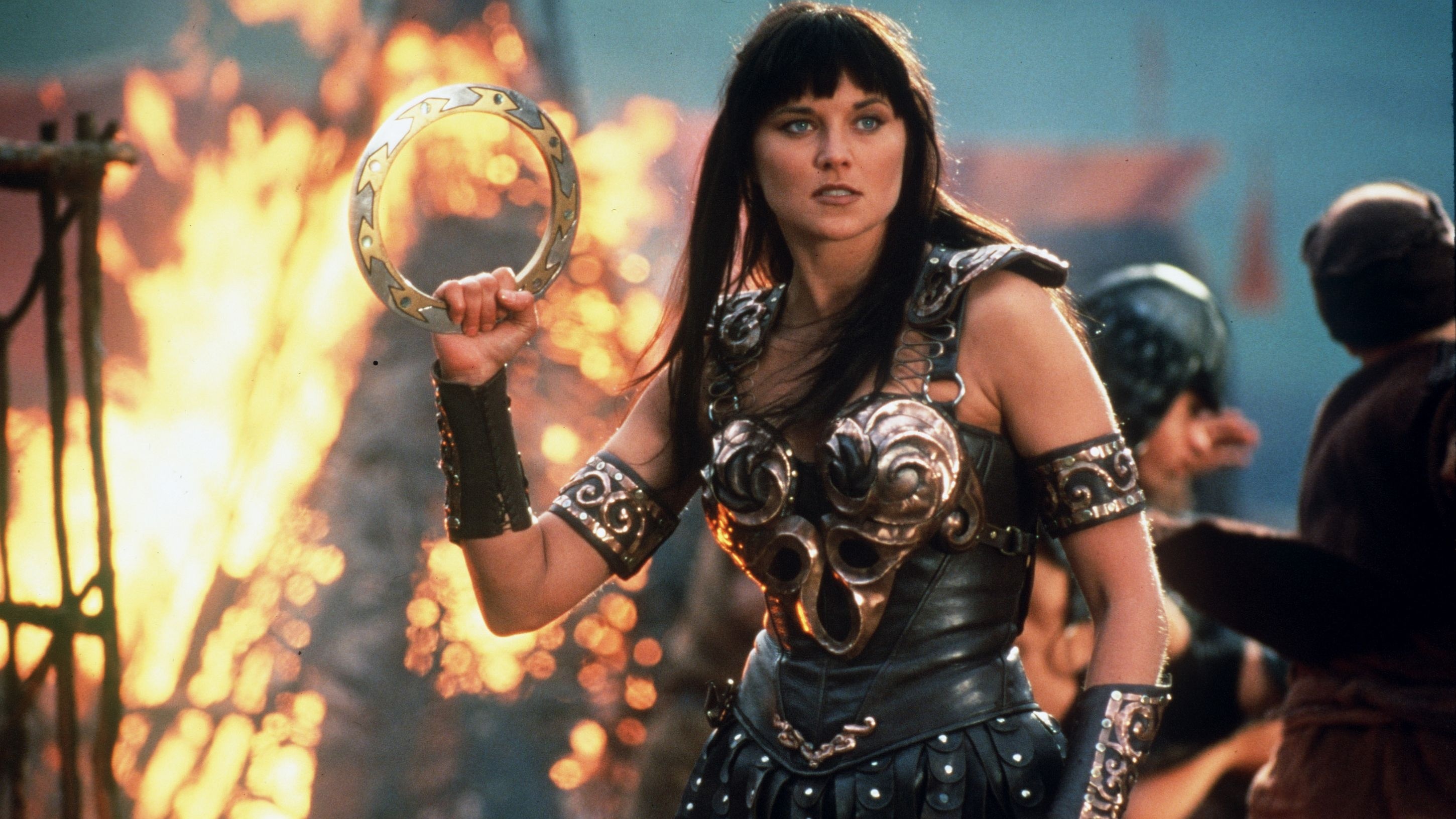 Xena: Warrior Princess (TV Series): The protagonist of the story played by Lucy Lawless. 2900x1640 HD Wallpaper.