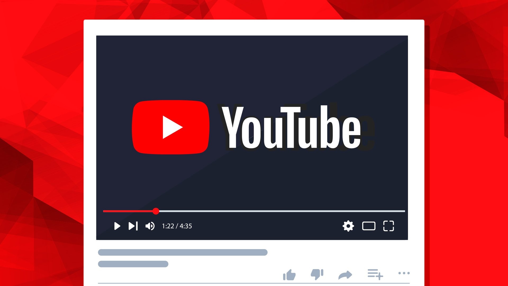 YouTube: The second-largest search engine behind Google Search, Video. 1920x1080 Full HD Wallpaper.