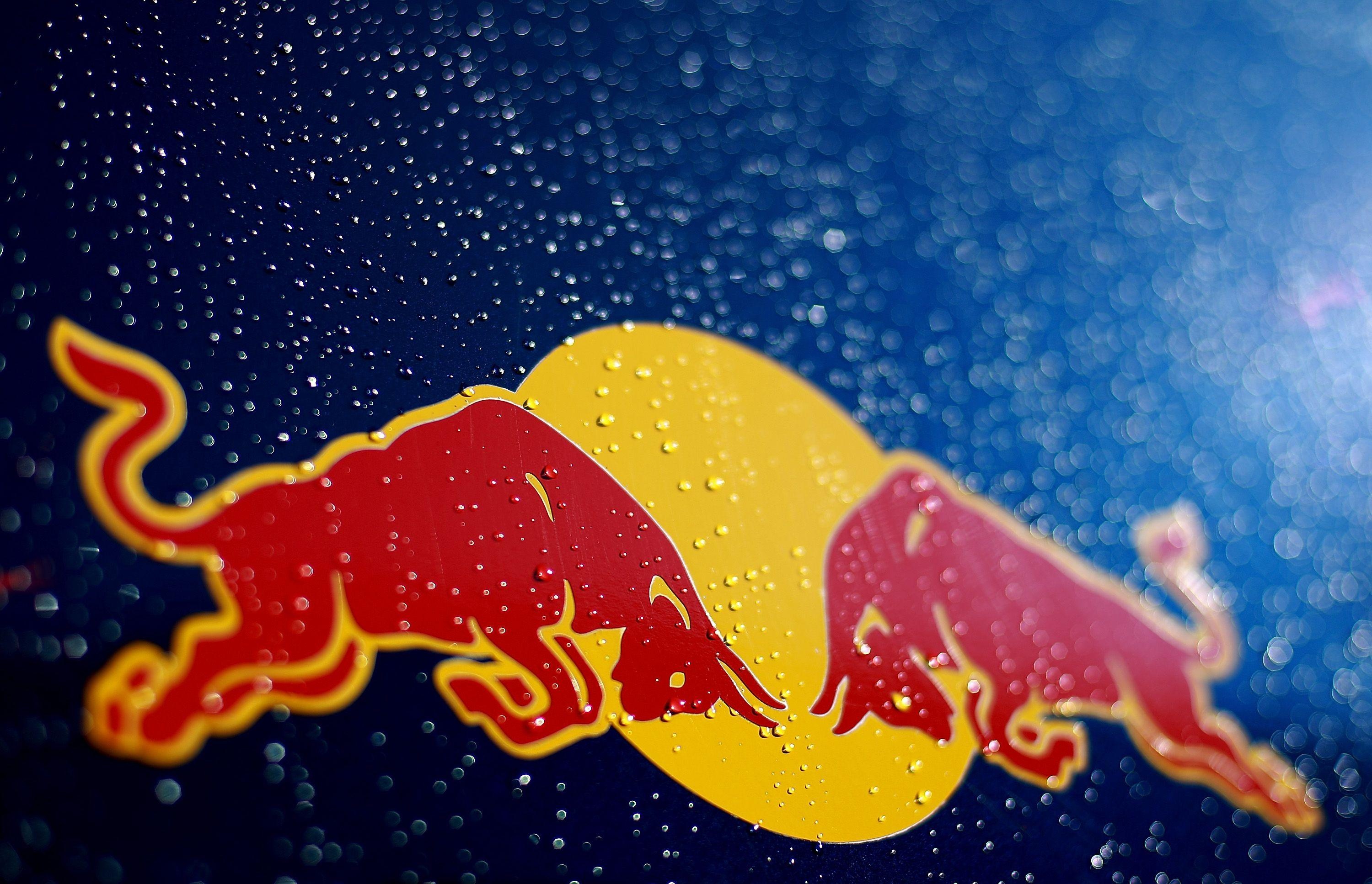 Red Bull Logo: Drink appreciated worldwide by top athletes, busy professionals, university students. 3000x1940 HD Wallpaper.