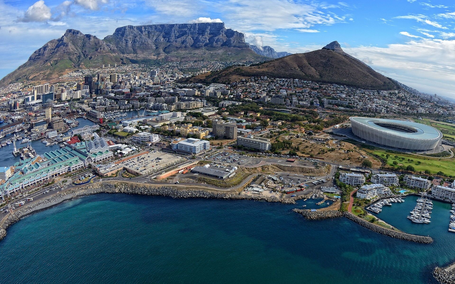 Cape Town, South Africa, Travels, 4K backgrounds, 1920x1200 HD Desktop
