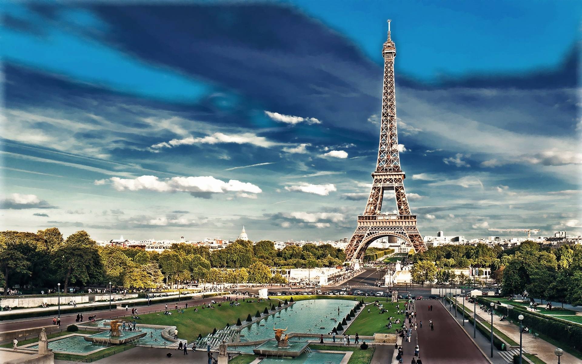 Paris: The second most visited city in Europe after London. 1920x1200 HD Background.