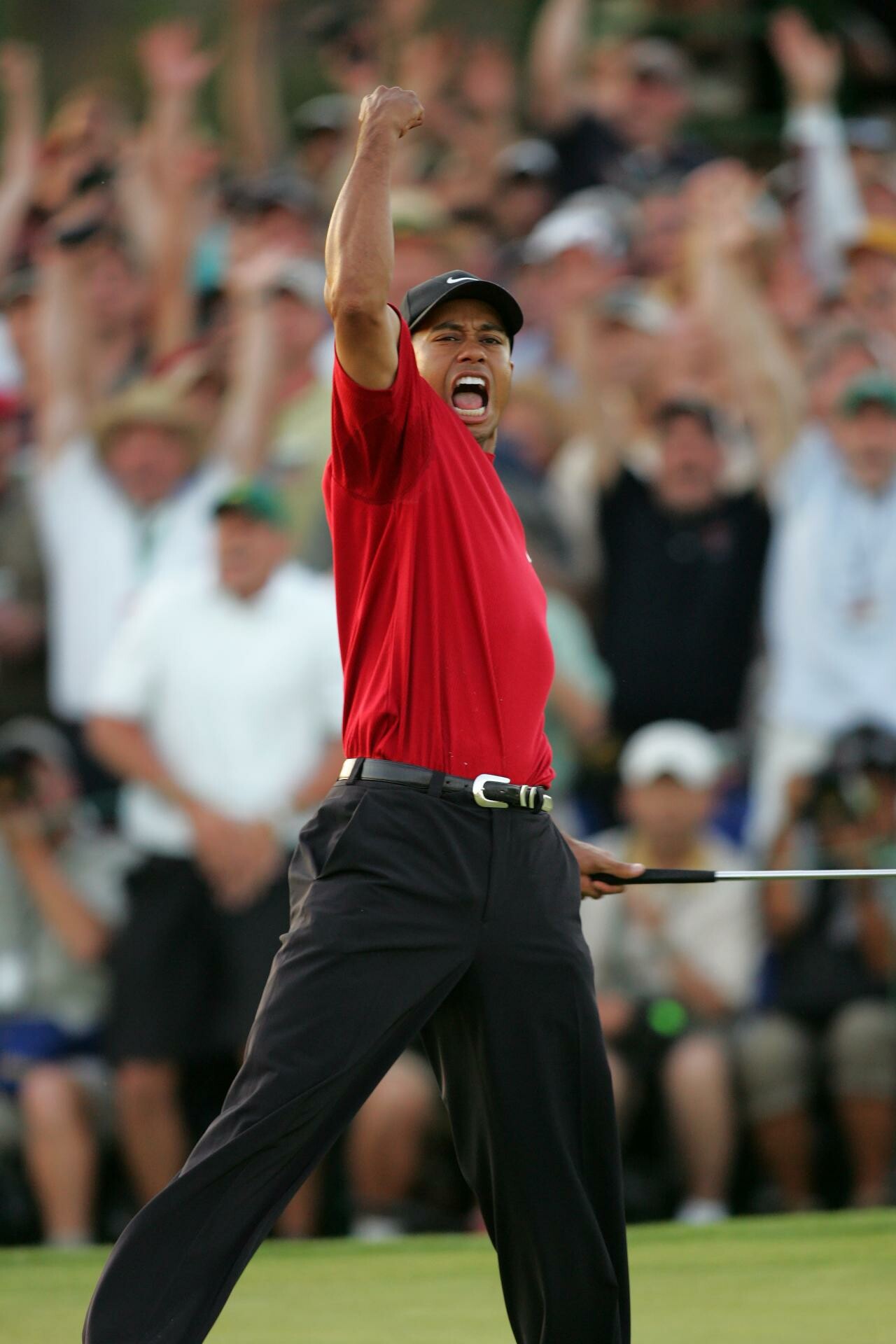 Tiger Woods: He has won 18 World Golf Championships, An American golfer. 1280x1920 HD Wallpaper.