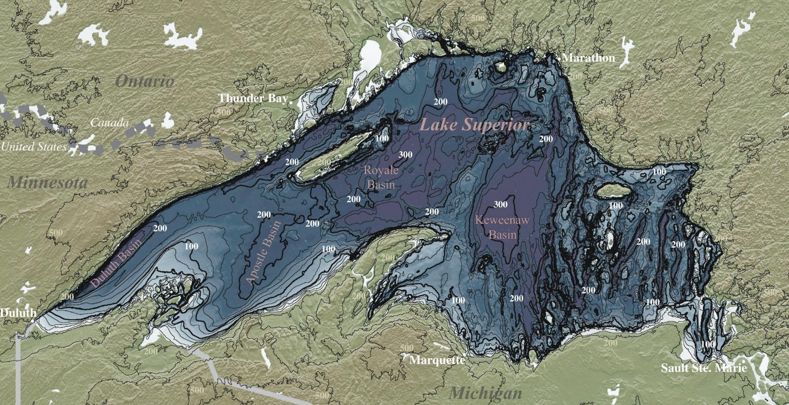 Lake Superior, Resorts and maps, Minnesota's north shore, 2560x1320 HD Desktop