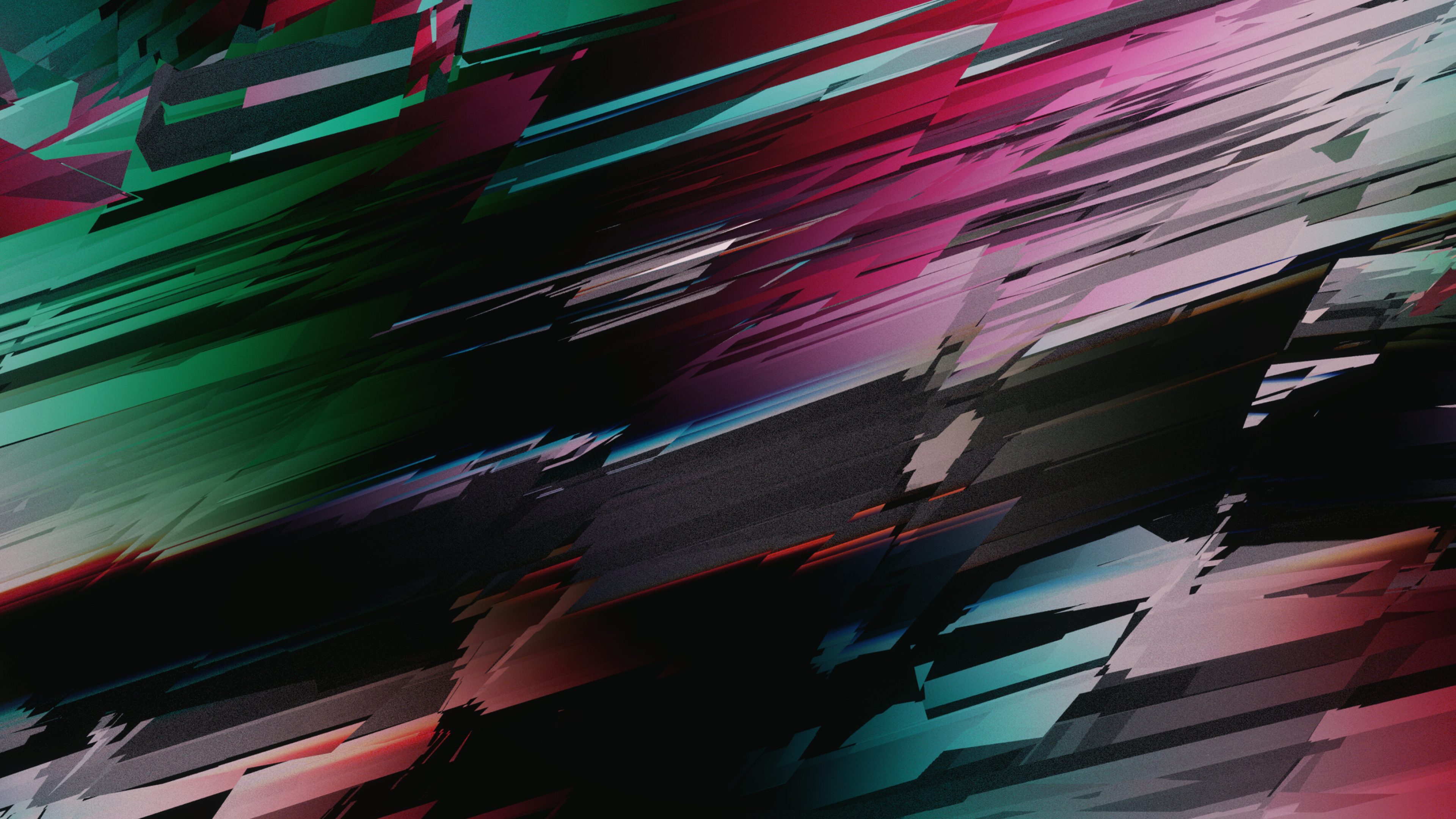 Glitch: Art, The failure of a system to complete its functions or to perform them properly. 3840x2160 4K Wallpaper.