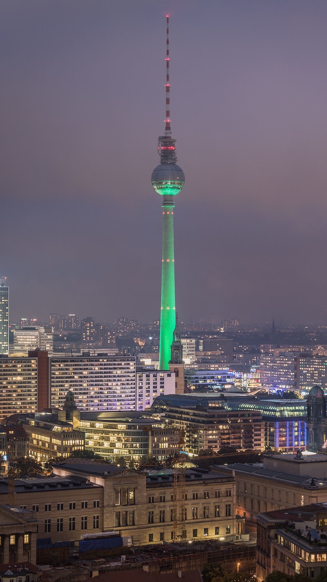 Berlin Skyline, Man-made marvels, Iconic landmarks, Architectural wonder, 1080x1920 Full HD Phone