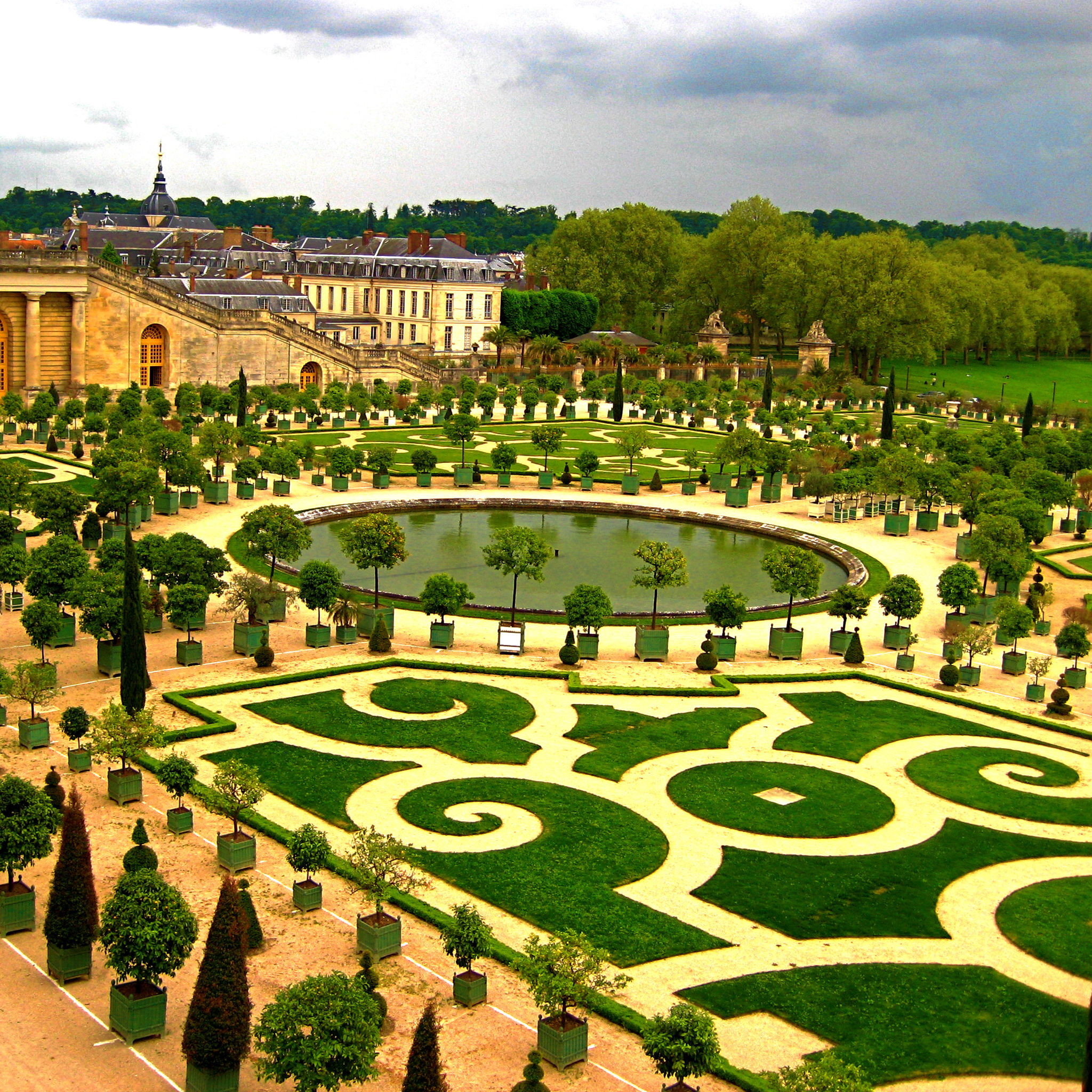 Jardins de Versailles, iPad retina wallpaper, iPhone 11 Pro Max, Travels, 2050x2050 HD Phone