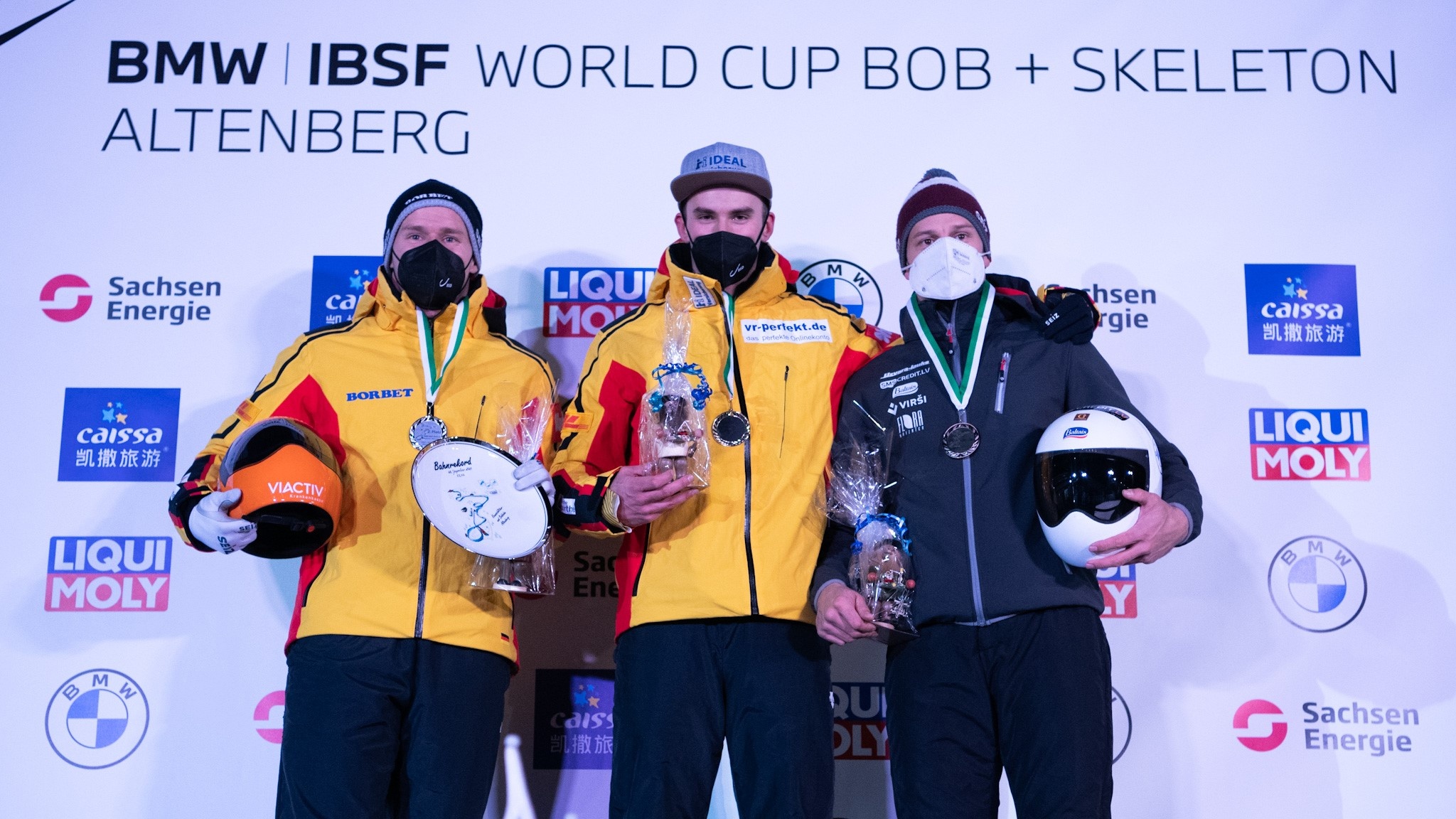 Skeleton (Sport): Axel Jungk, The champion of the BMW IBSF World Cup in Altenberg. 2050x1160 HD Wallpaper.