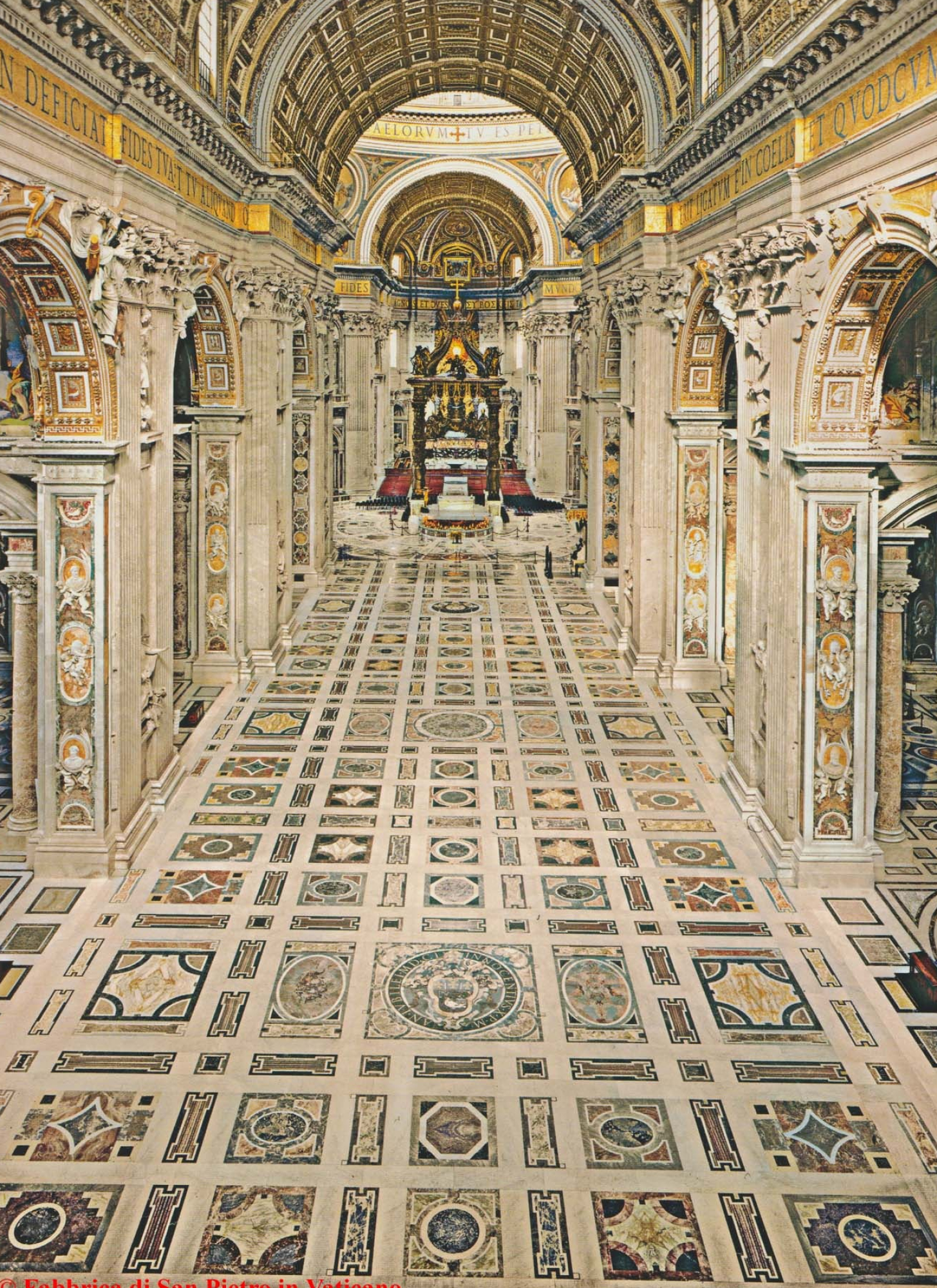 St. Peter's Cathedral Vatican Travel, Interior Basilica, 1460x2000 HD Handy