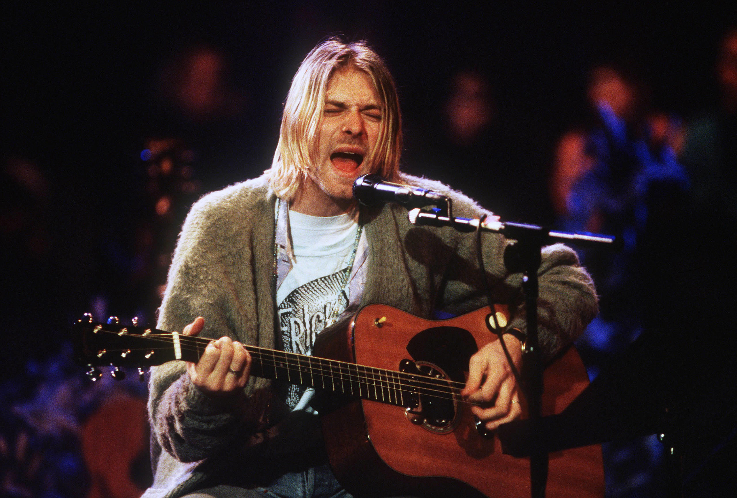 Kurt Cobain, MTV Unplugged guitar, Record-breaking auction, 2560x1740 HD Desktop