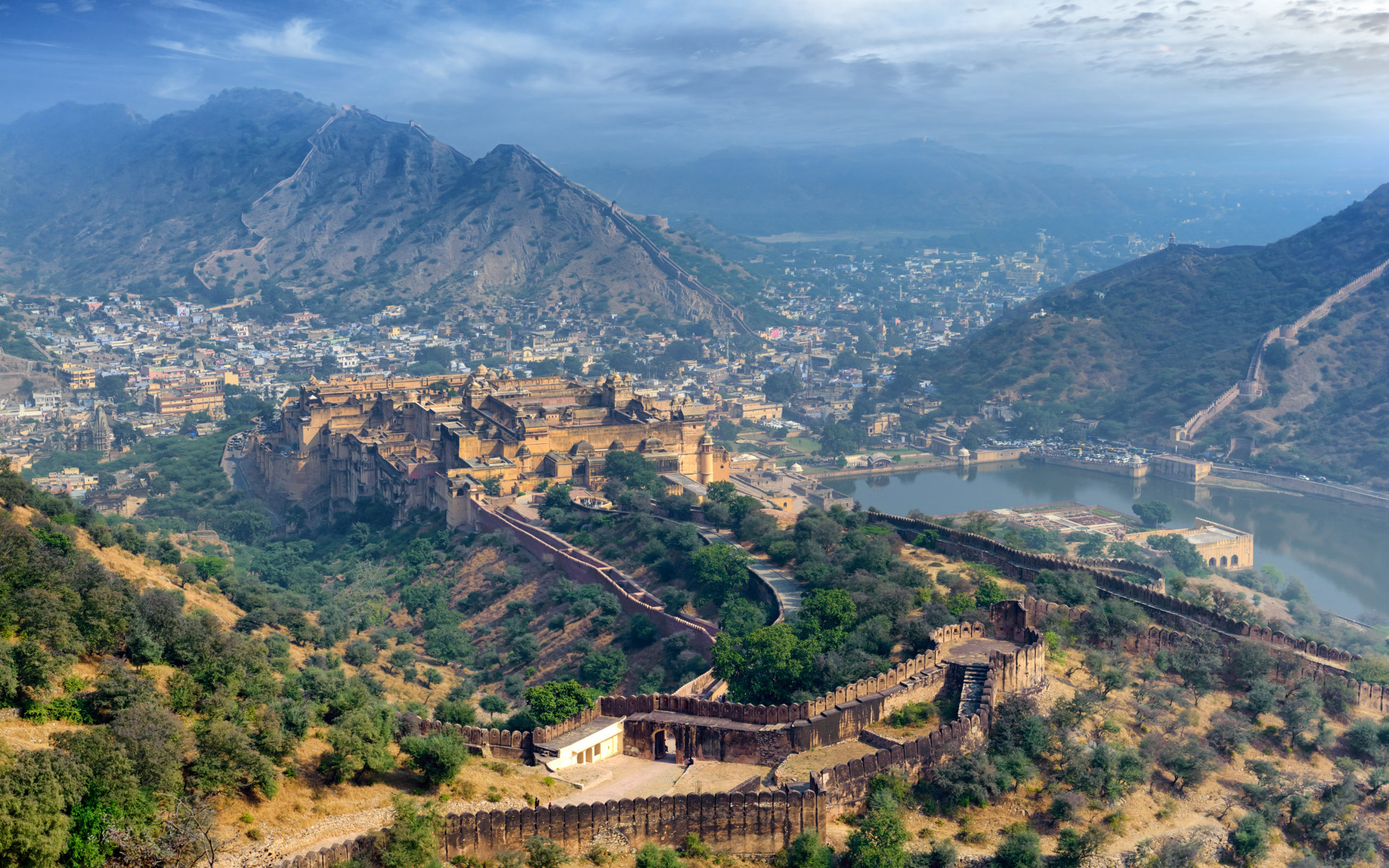 Amer Fort, Indian heritage, Rajasthan wonders, Desktop wallpaper, 2560x1600 HD Desktop
