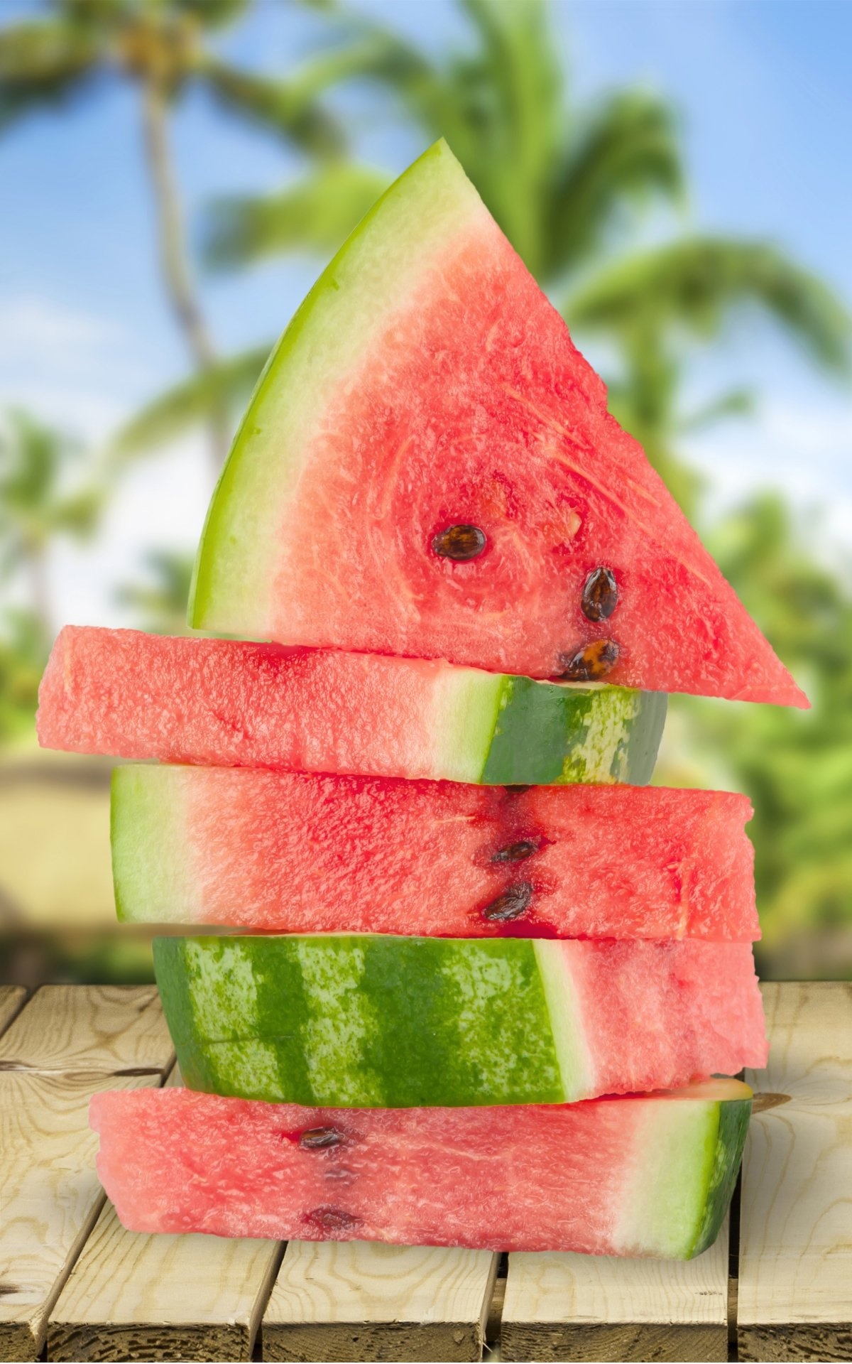 Watermelon: The most common melon eaten in America. 1200x1920 HD Background.