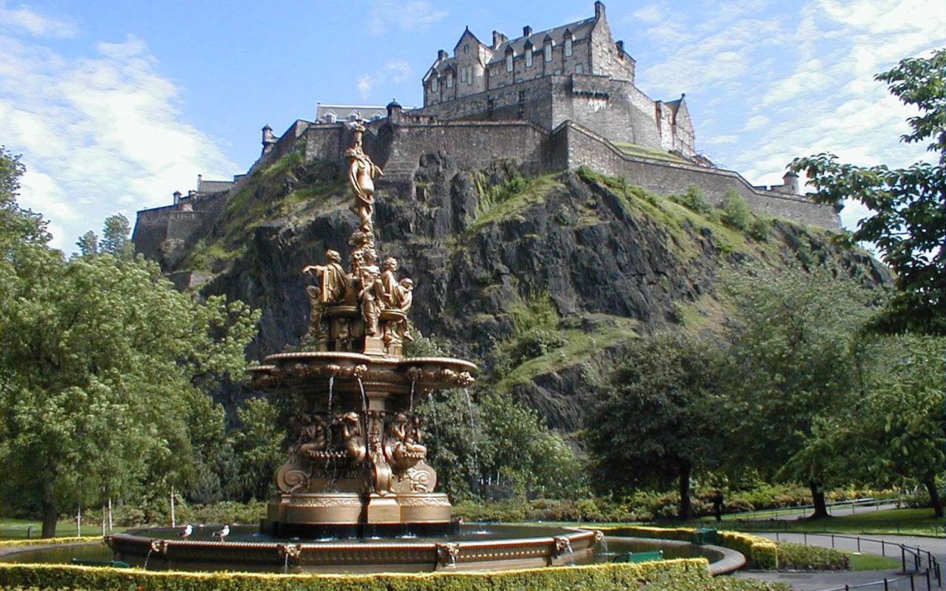 Edinburgh Castle, Travels, Scotland wallpapers, Sarah Walker, 1920x1200 HD Desktop