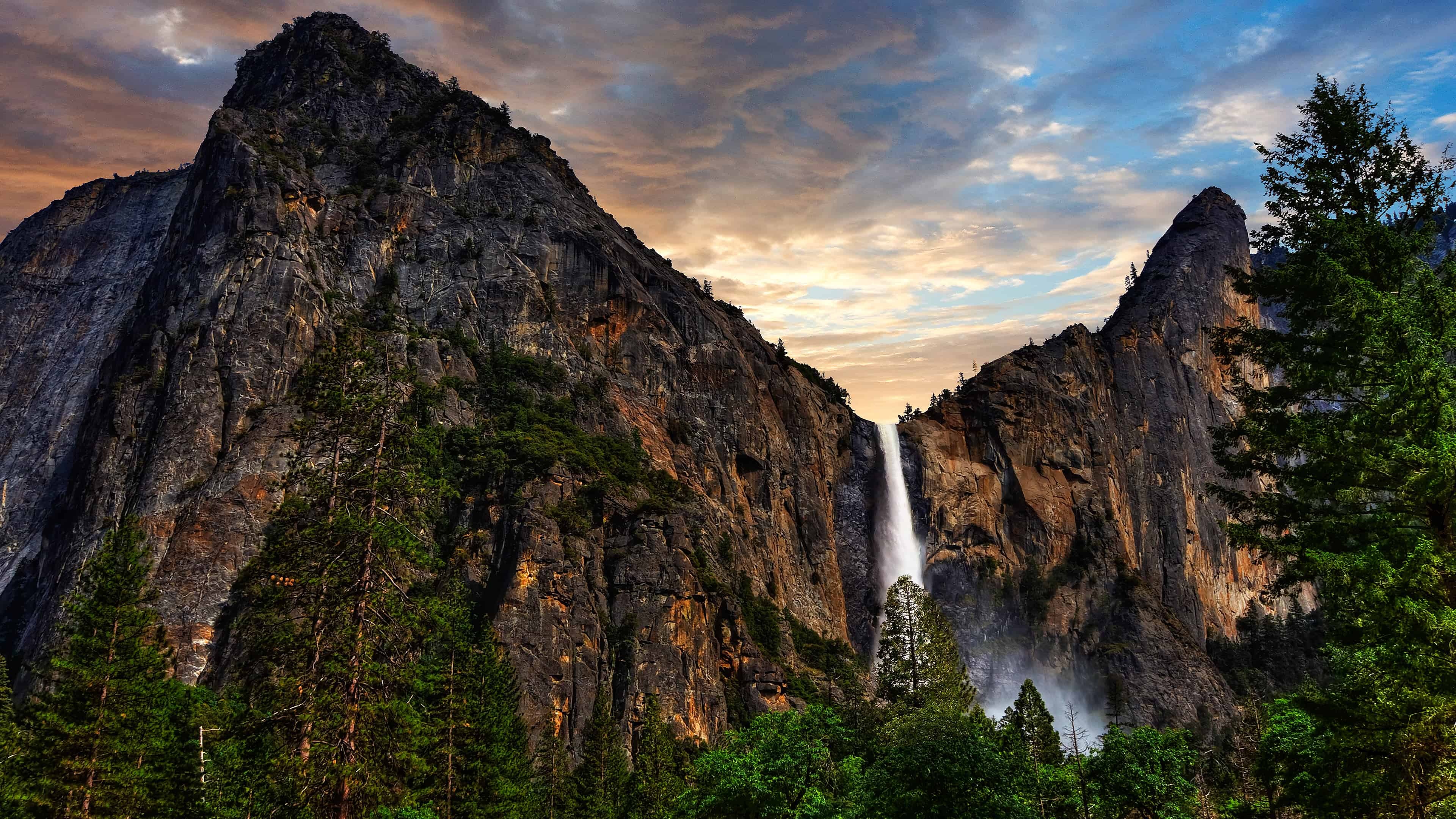 Yosemite National Park, Bridalveil fall trail, California, UHD, 3840x2160 4K Desktop