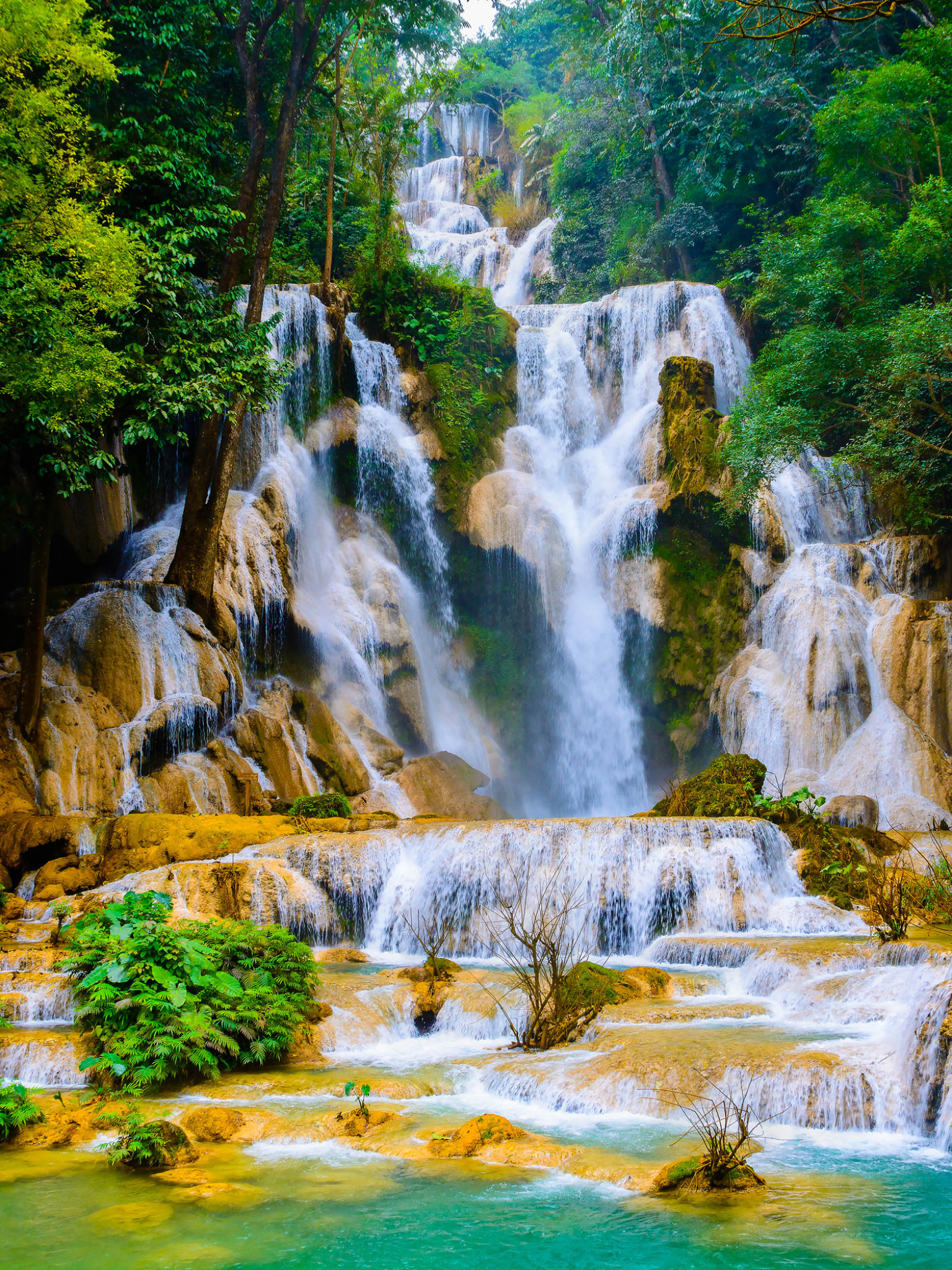 Earth waterfall, Natural wonder, 1540x2050 HD Phone