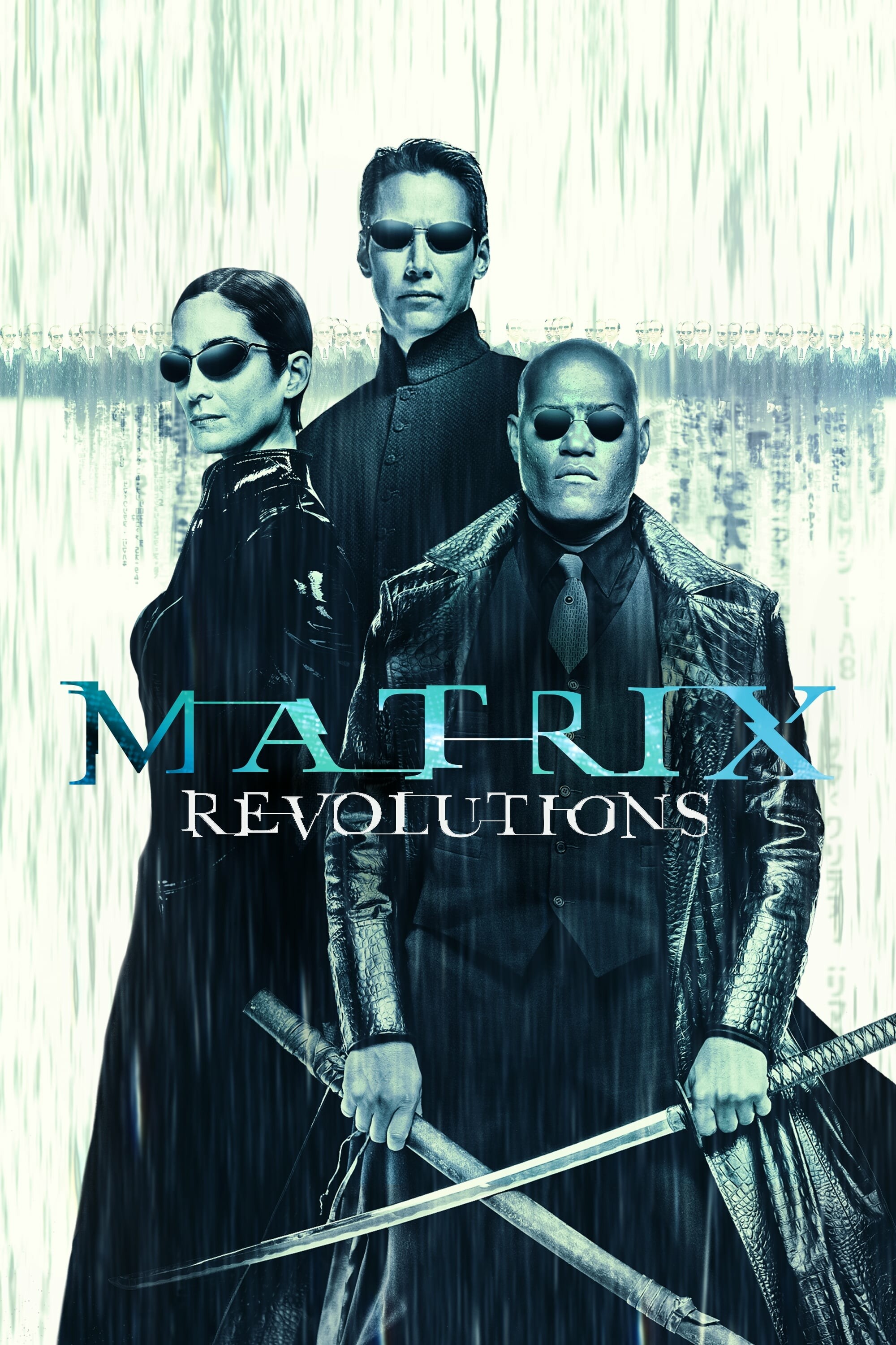Matrix Franchise: Revolutions, A 2003 American science fiction action film written and directed by the Wachowskis. 2000x3000 HD Background.