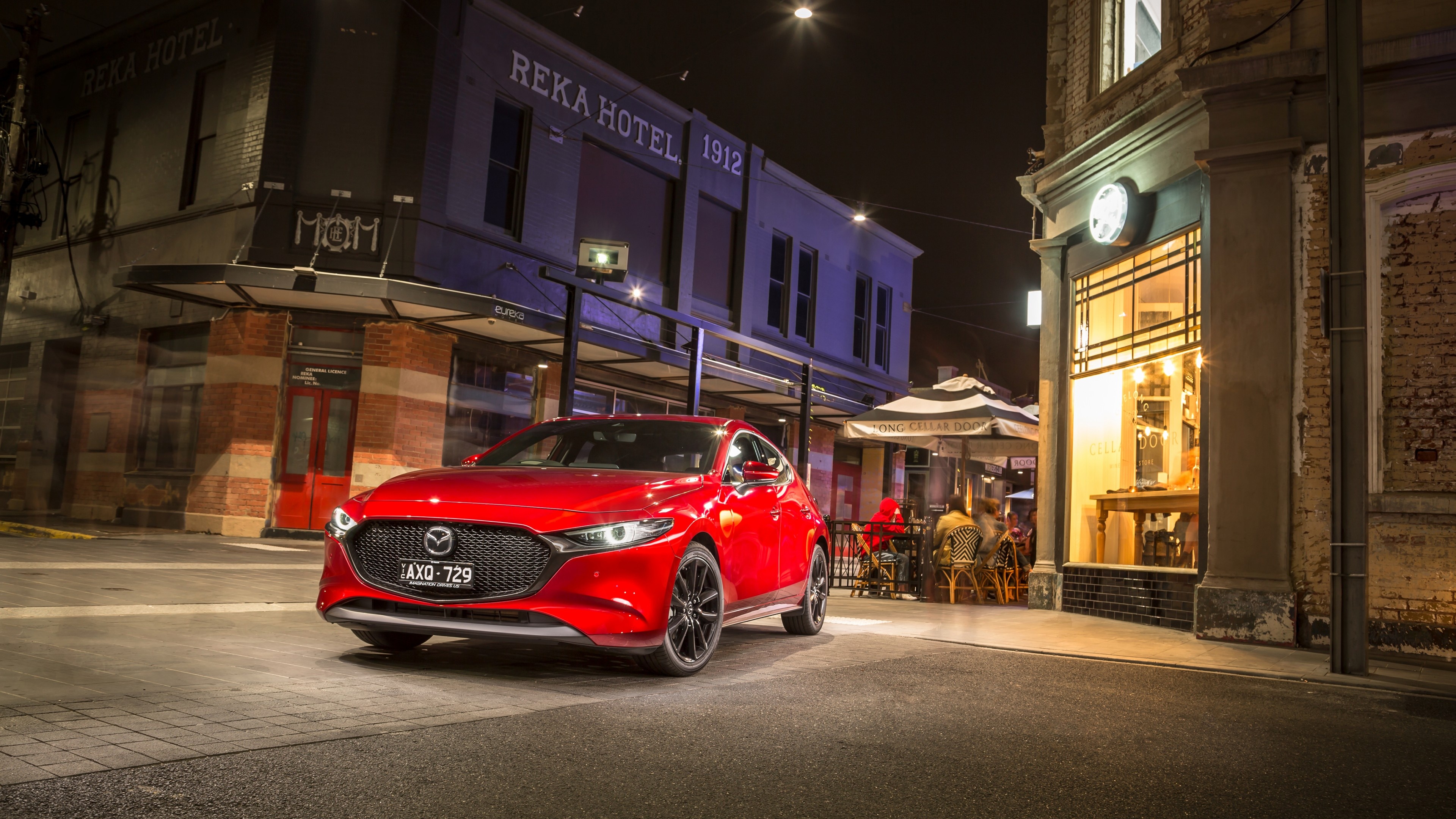 Mazda 3, Geneva Motor Show 2019, Stunning visuals, Cutting-edge features, 3840x2160 4K Desktop
