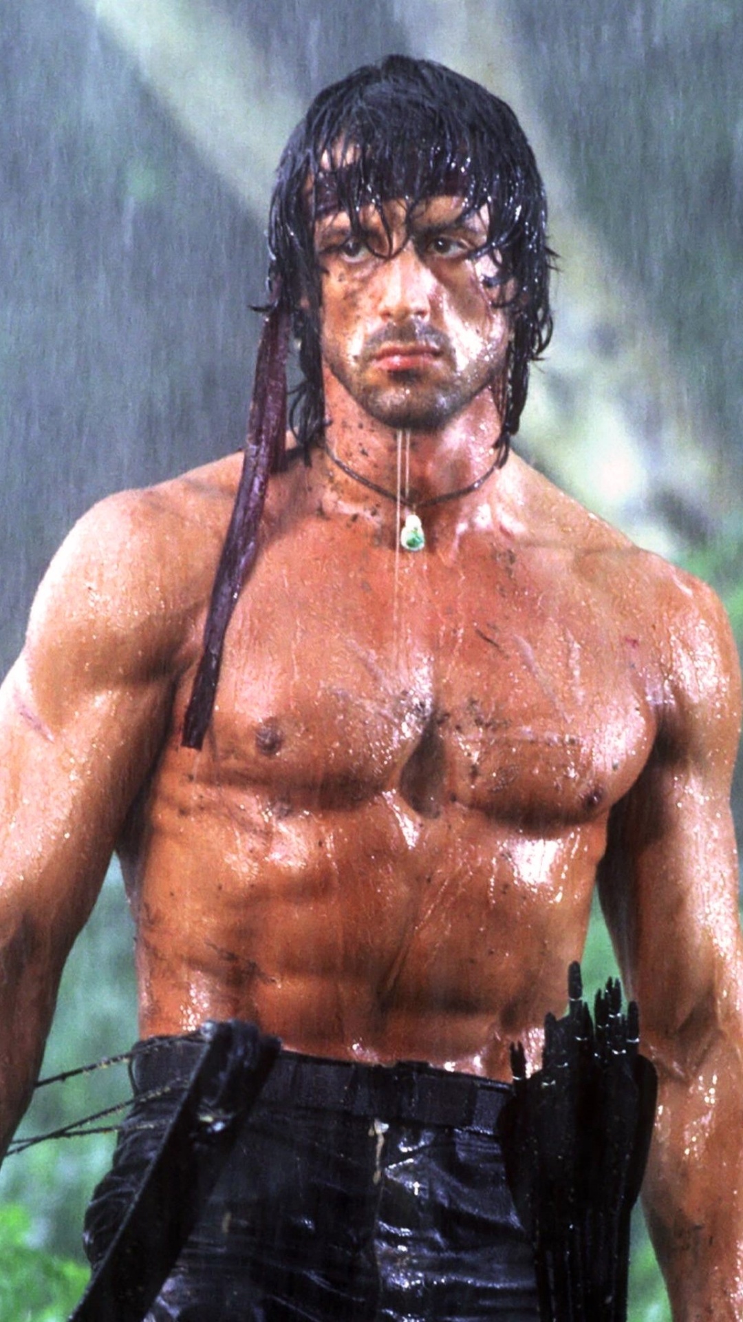 Movie, Rambo: First Blood Part II, Action film, Thrilling sequel, 1080x1920 Full HD Phone