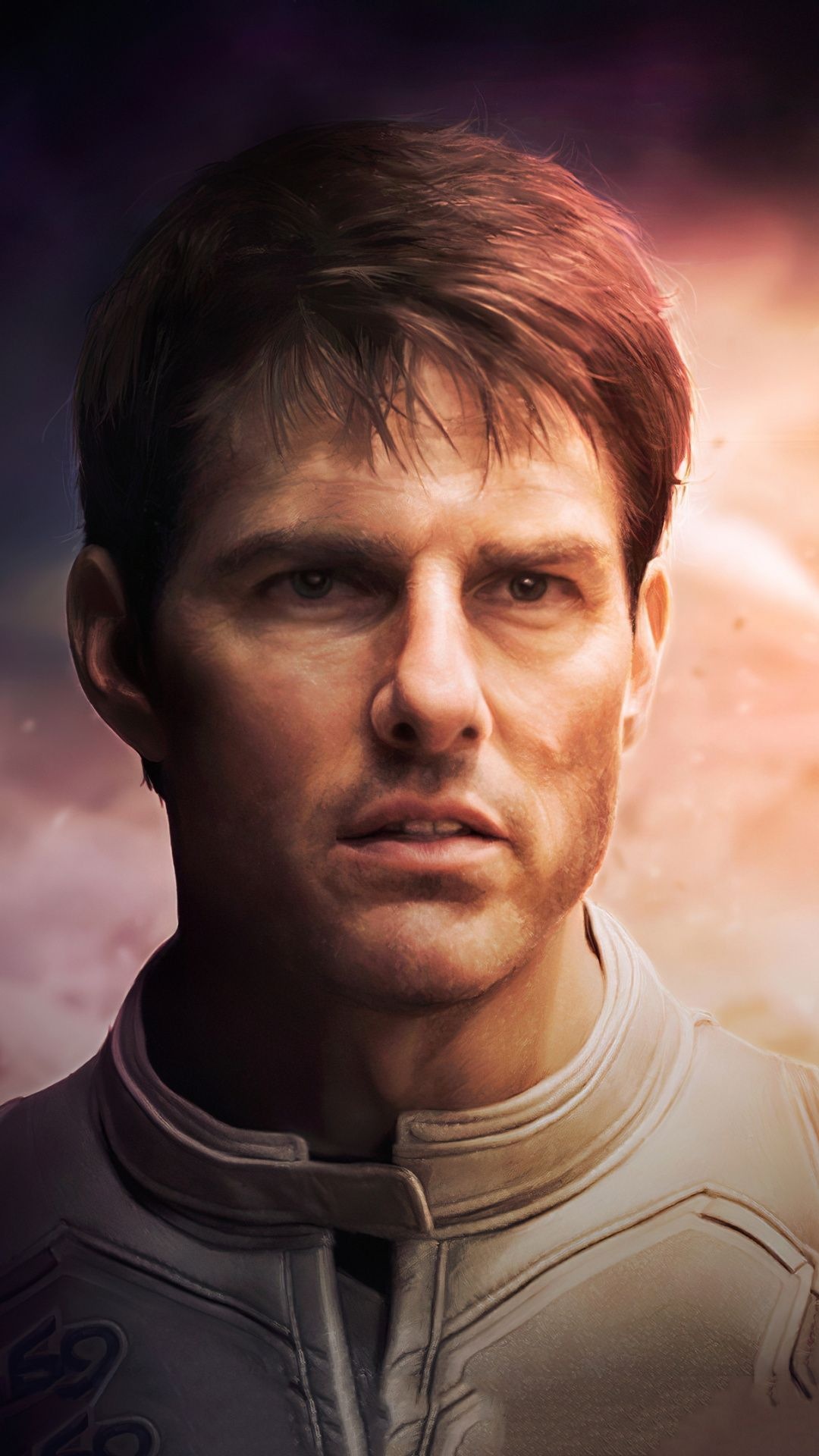 Tom Cruise Oblivion movie, Art wallpaper, Futuristic theme, Digital creation, 1080x1920 Full HD Phone