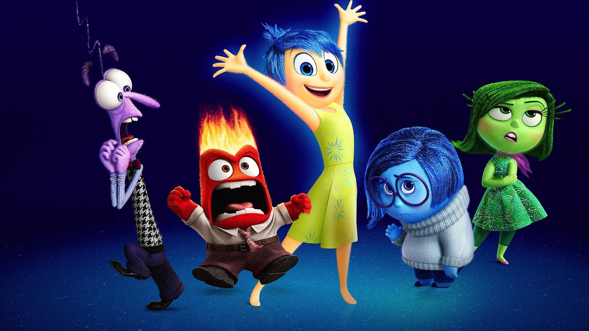 Inside Out wallpapers, Disney Pixar animation, Fun and emotions, Vibrant movie, 1920x1080 Full HD Desktop