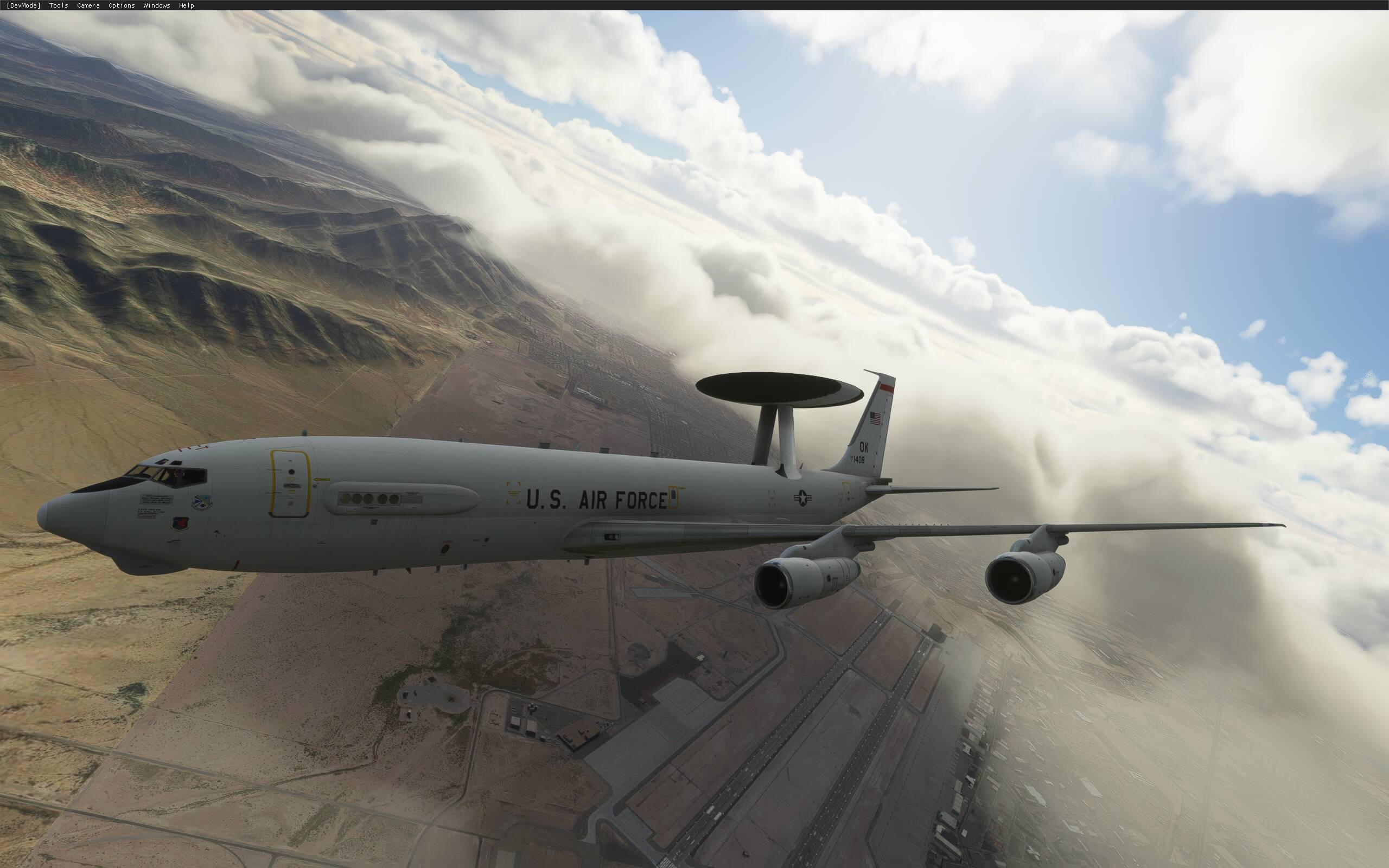 Boeing E-3, Flight Simulator X import, Showcase aircraft, Microsoft Flight Simulator community, 2560x1600 HD Desktop