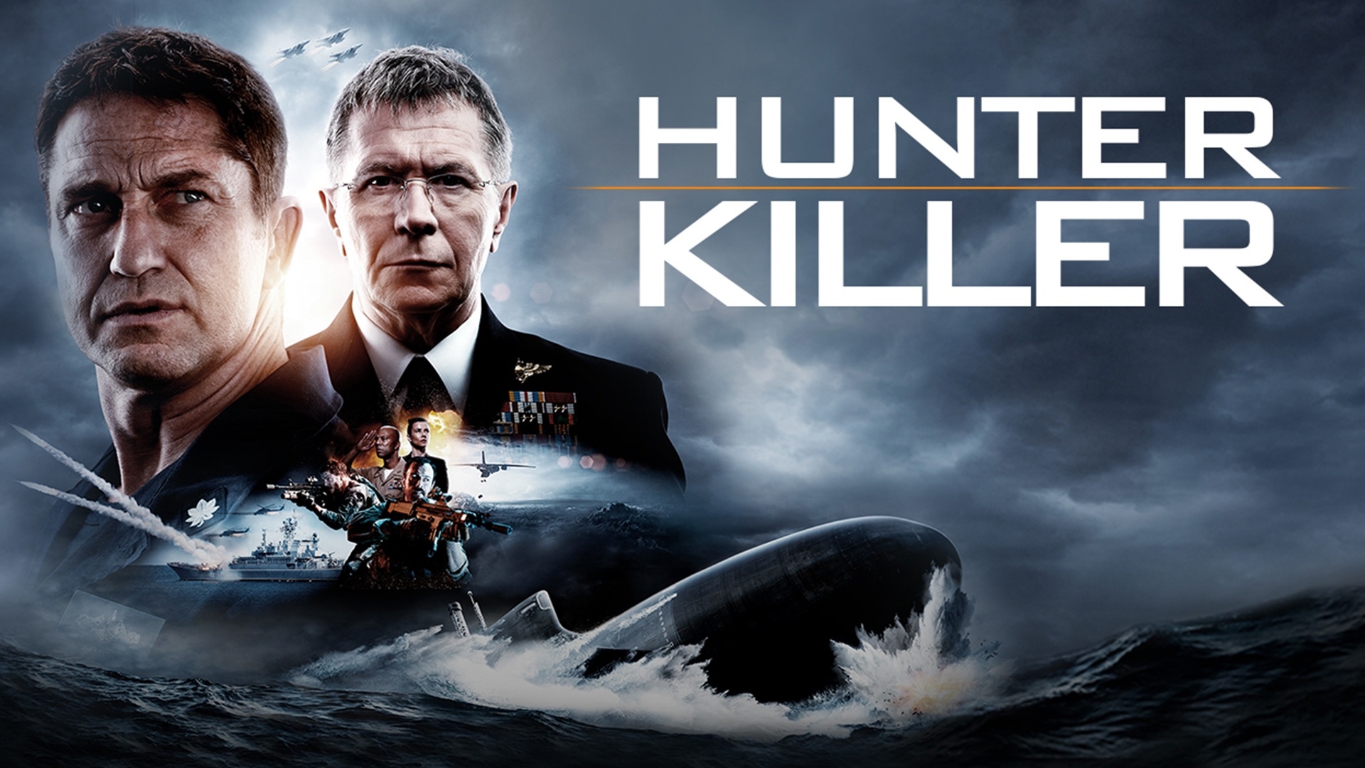 Hunter Killer, Movies, Online Stream, HD, 1920x1080 Full HD Desktop