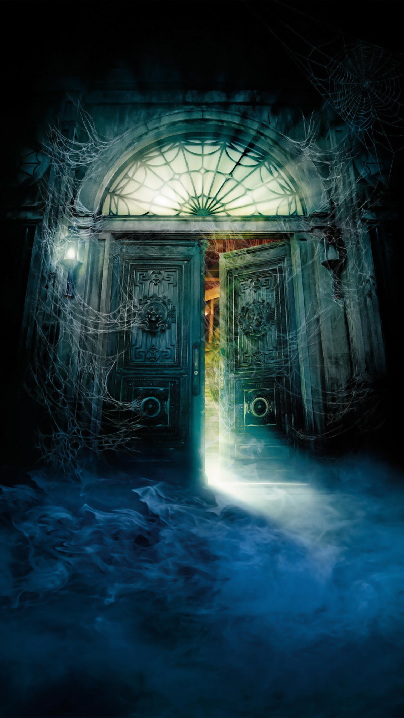 Haunted mansion, Sinister allure, Eerie vibe, Mysterious atmosphere, 1540x2740 HD Handy