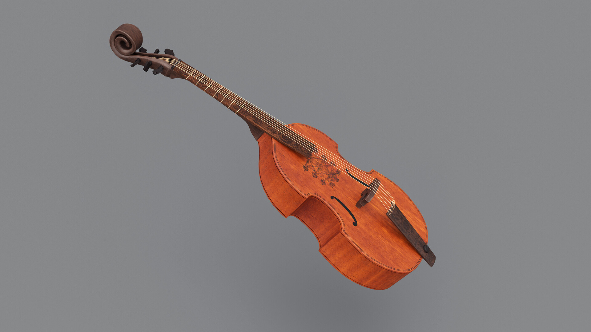Viola da Gamba music, Artstation bass, Gamba instrument, Stringed beauty, 1920x1080 Full HD Desktop