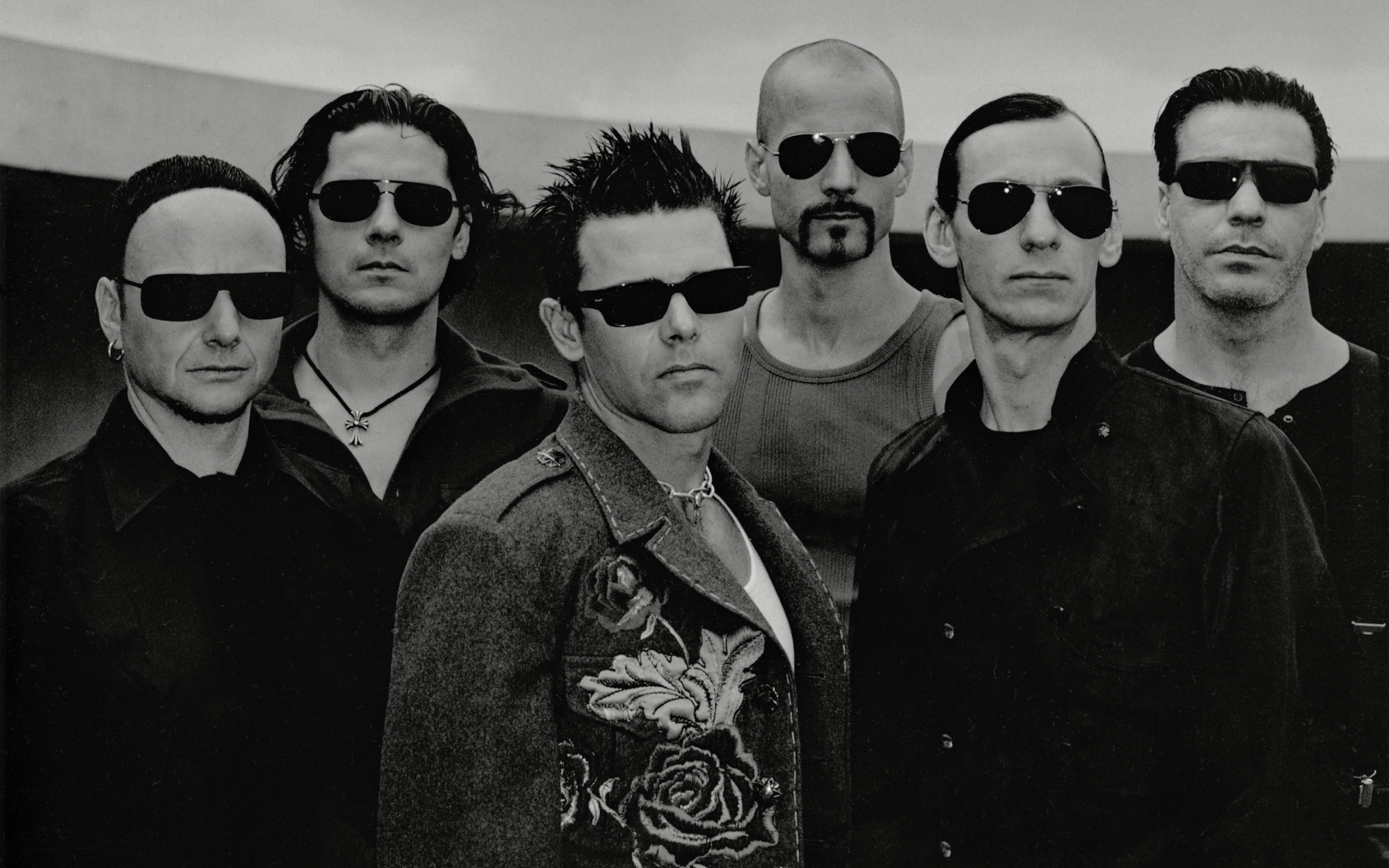 Rammstein: Germany's most successful music export ever, Monochrome. 2560x1600 HD Background.