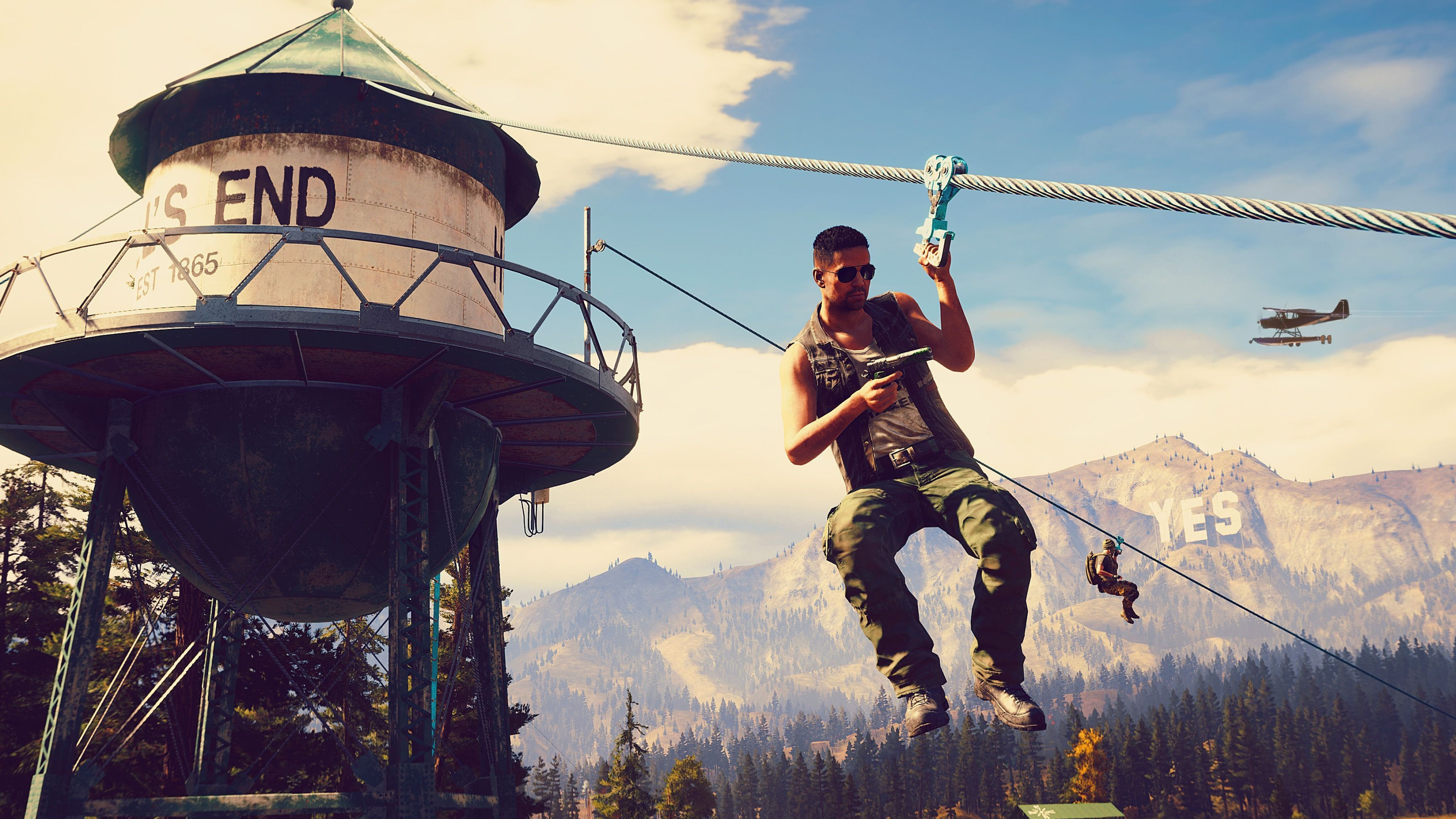Far Cry 5, Ubisoft, Post-apocalyptic wilderness, Cults, 3840x2160 4K Desktop