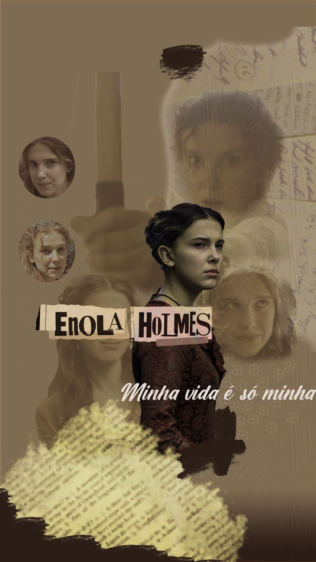 Enola Holmes, Wallpapers, 1080x1920 Full HD Phone